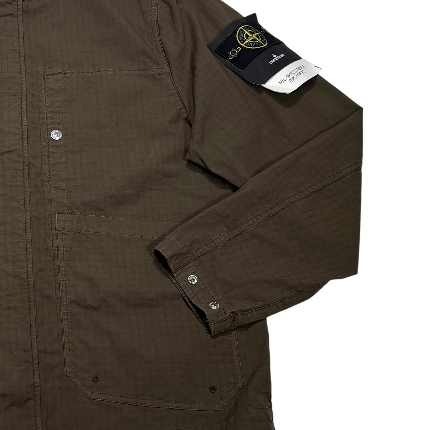Stone Island Brown Mil-Spec Stretch Ripstop-TC Jacket