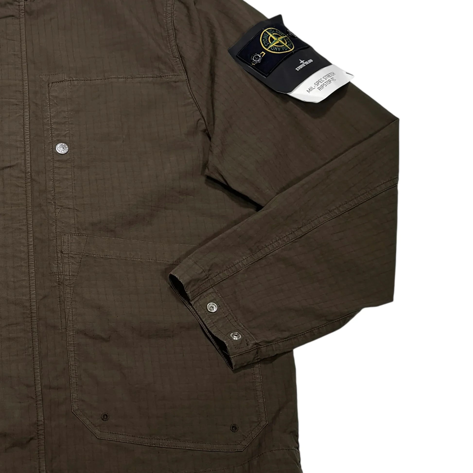 Stone Island Brown Mil-Spec Stretch Ripstop-TC Jacket