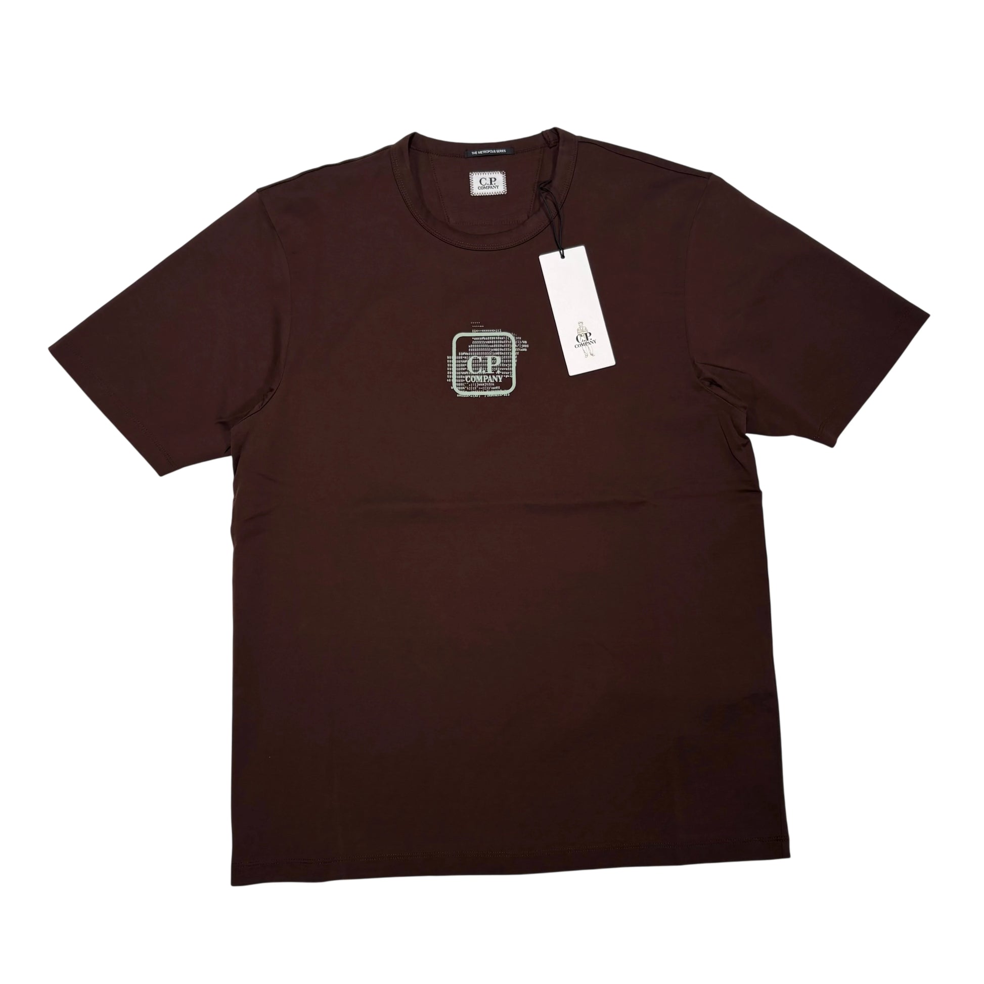 CP Company Brown Graphic T-shirt