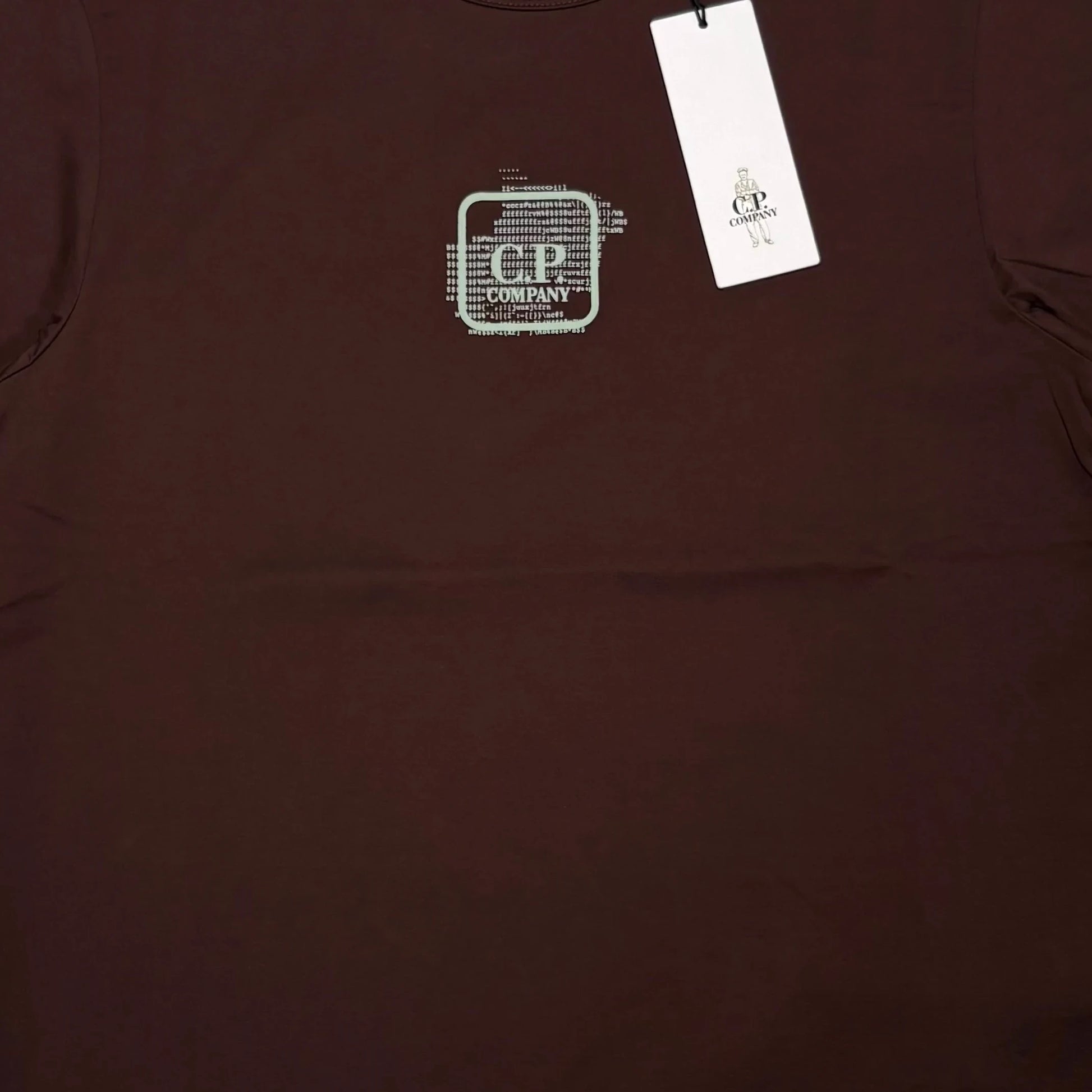 CP Company Brown Graphic T-shirt