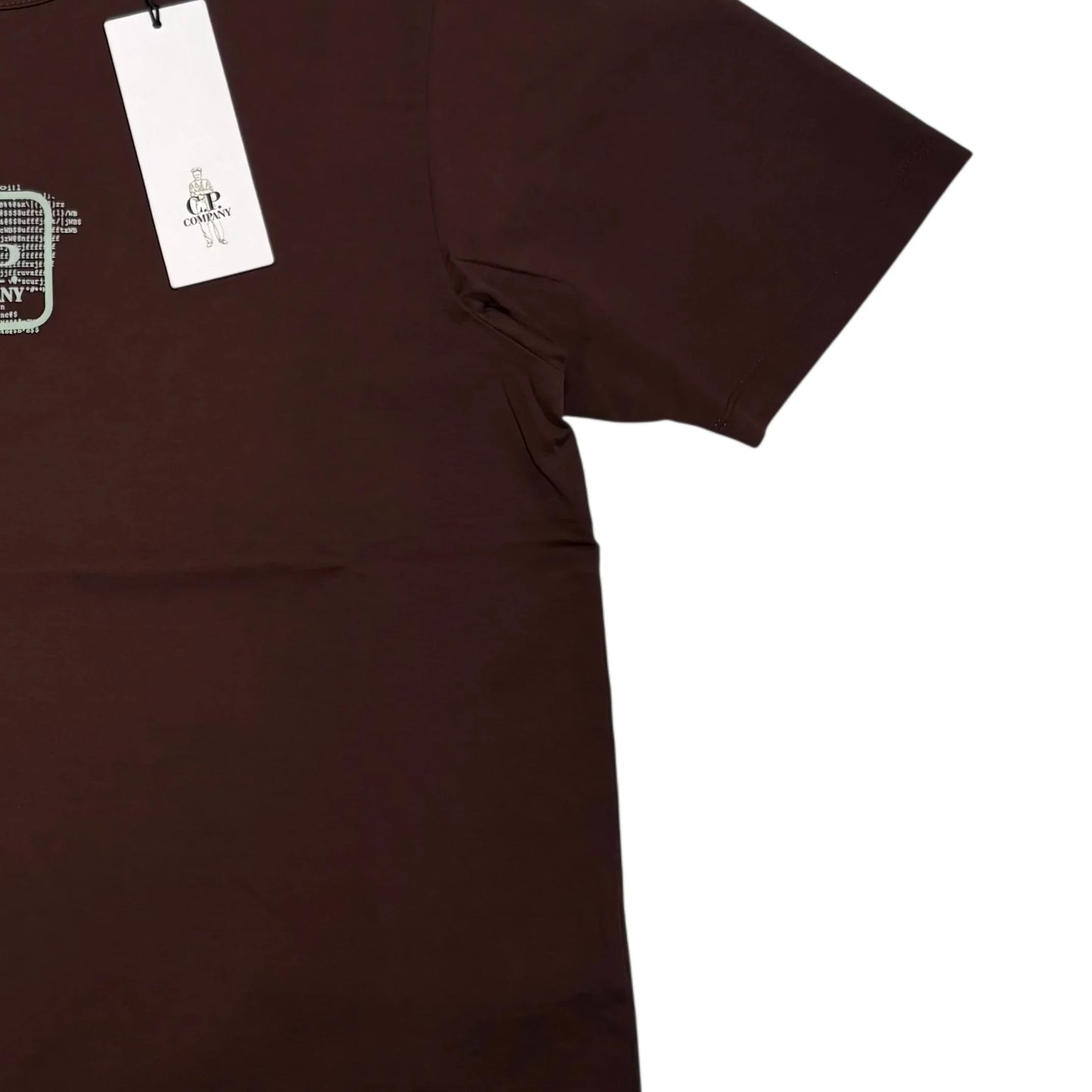 CP Company Brown Graphic T-shirt