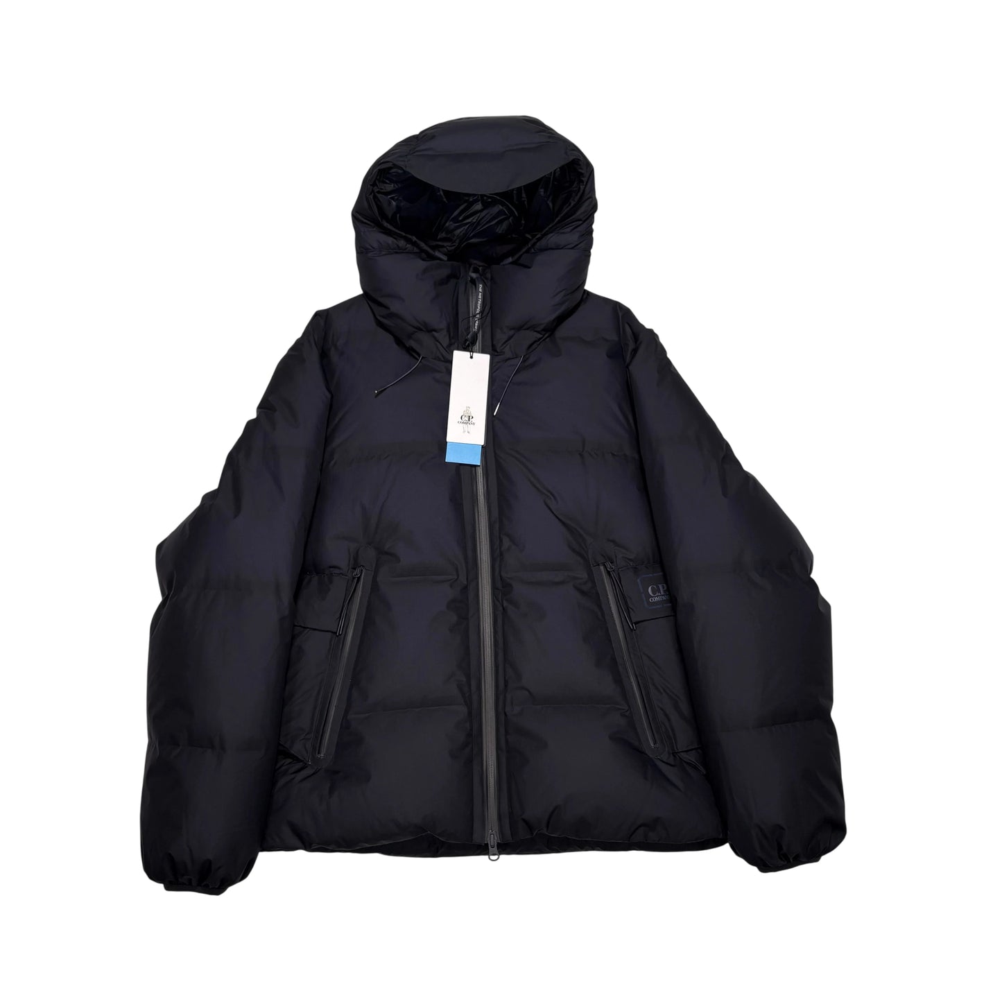 CP Company Navy Blue Metropolis Pertex Ripstop Down Puffer Jacket