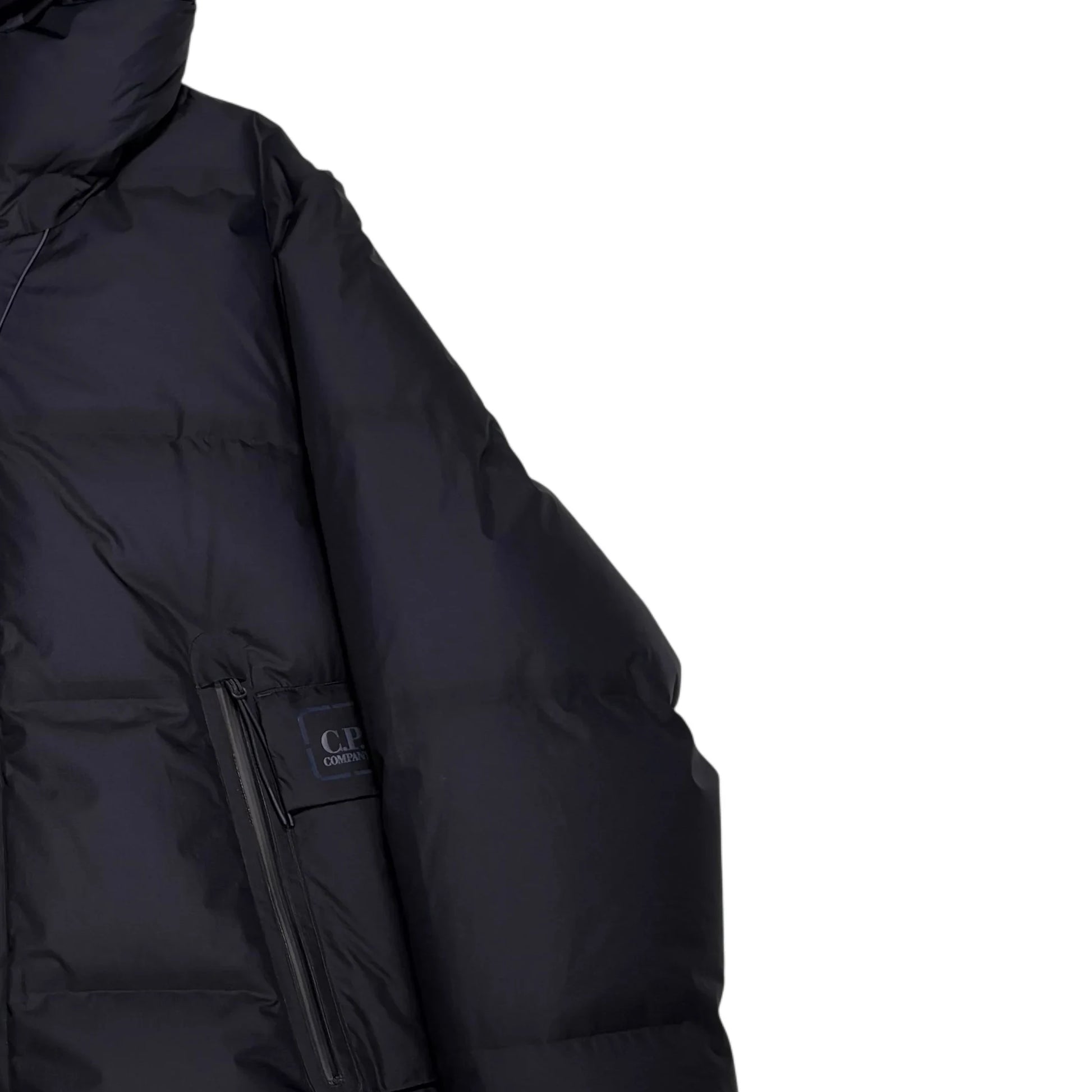 CP Company Navy Blue Metropolis Pertex Ripstop Down Puffer Jacket