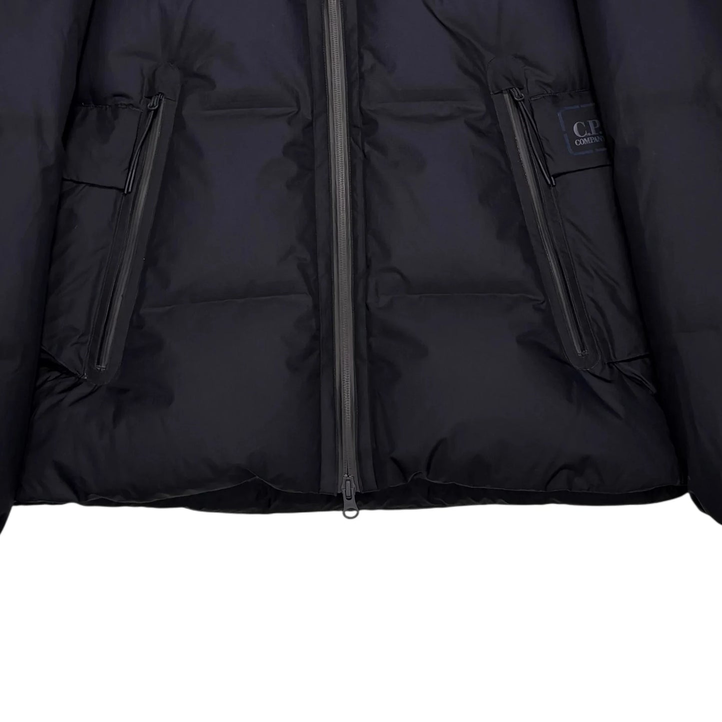 CP Company Navy Blue Metropolis Pertex Ripstop Down Puffer Jacket