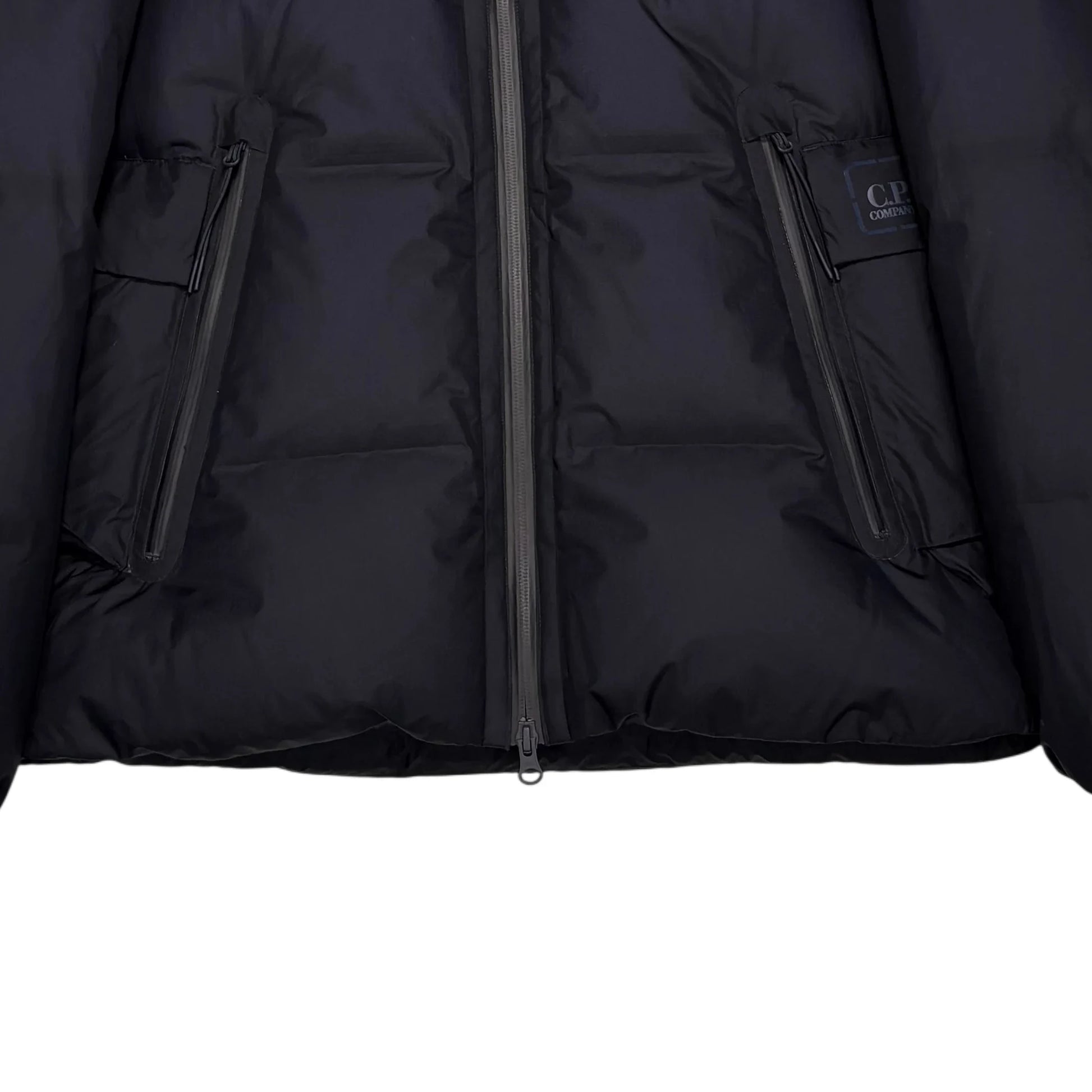 CP Company Navy Blue Metropolis Pertex Ripstop Down Puffer Jacket