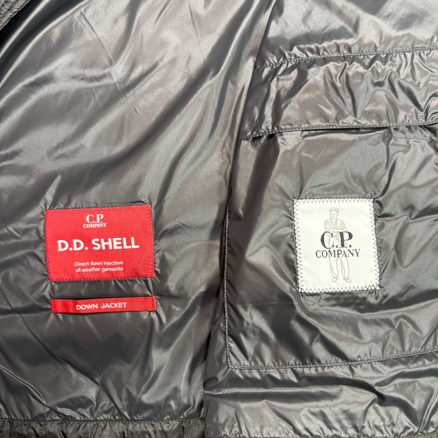 CP Company Black D.D. Shell Quilted Puffer Gilet