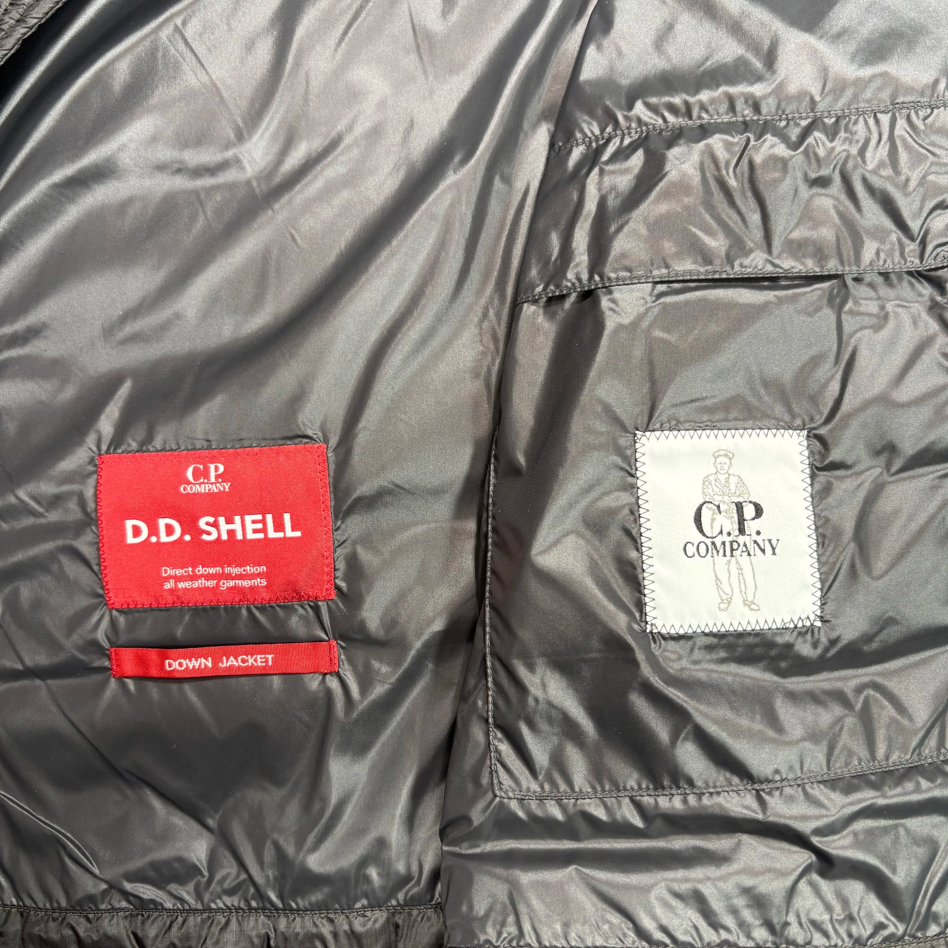 CP Company Black D.D. Shell Quilted Puffer Gilet