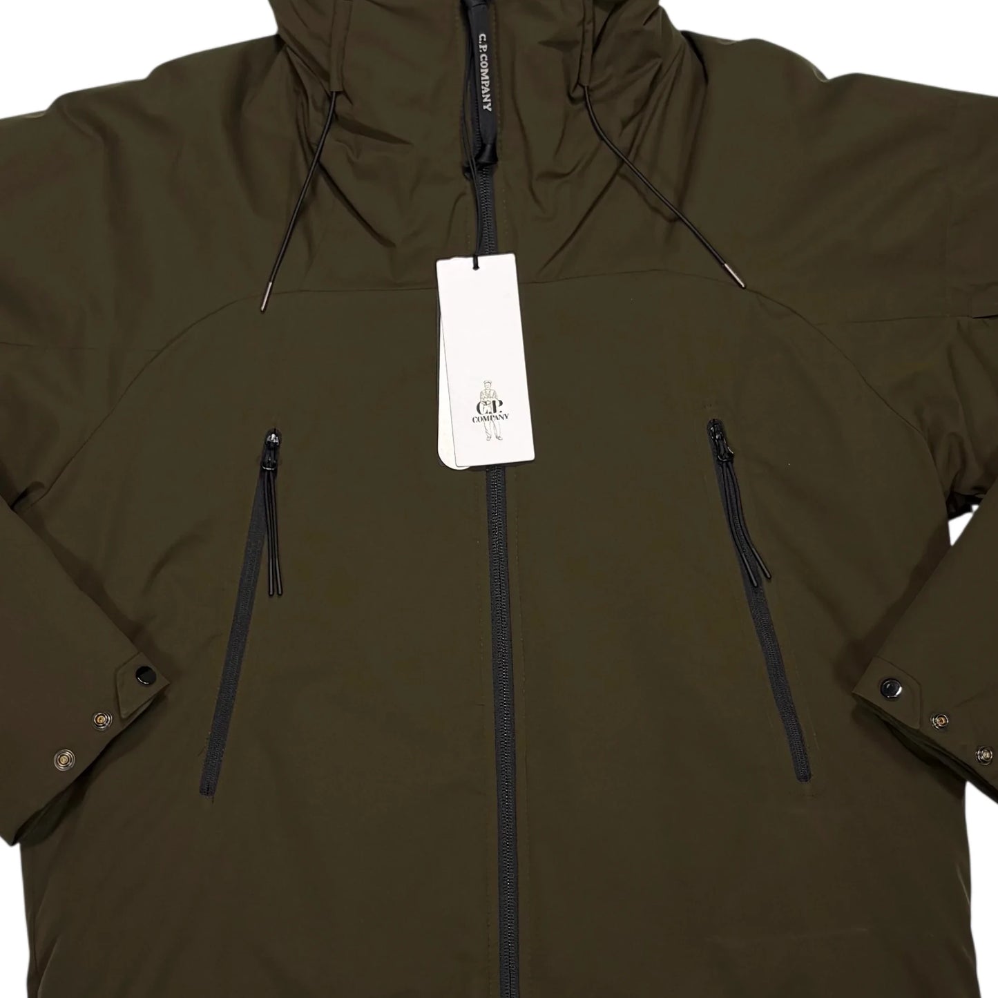 CP Company Green Hooded Technical Pro-Tek Jacket