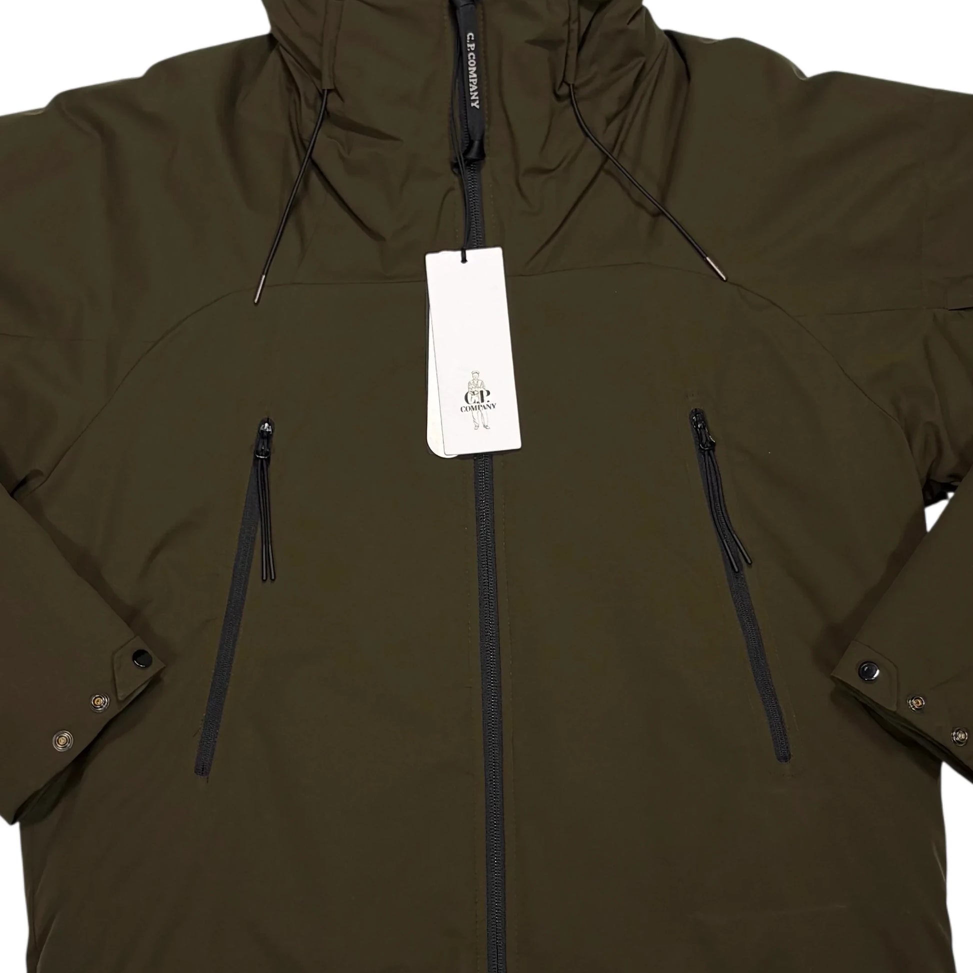 CP Company Green Hooded Technical Pro-Tek Jacket