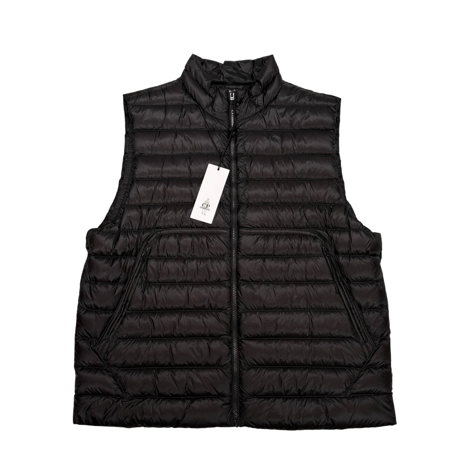 CP Company Black D.D. Shell Quilted Puffer Gilet