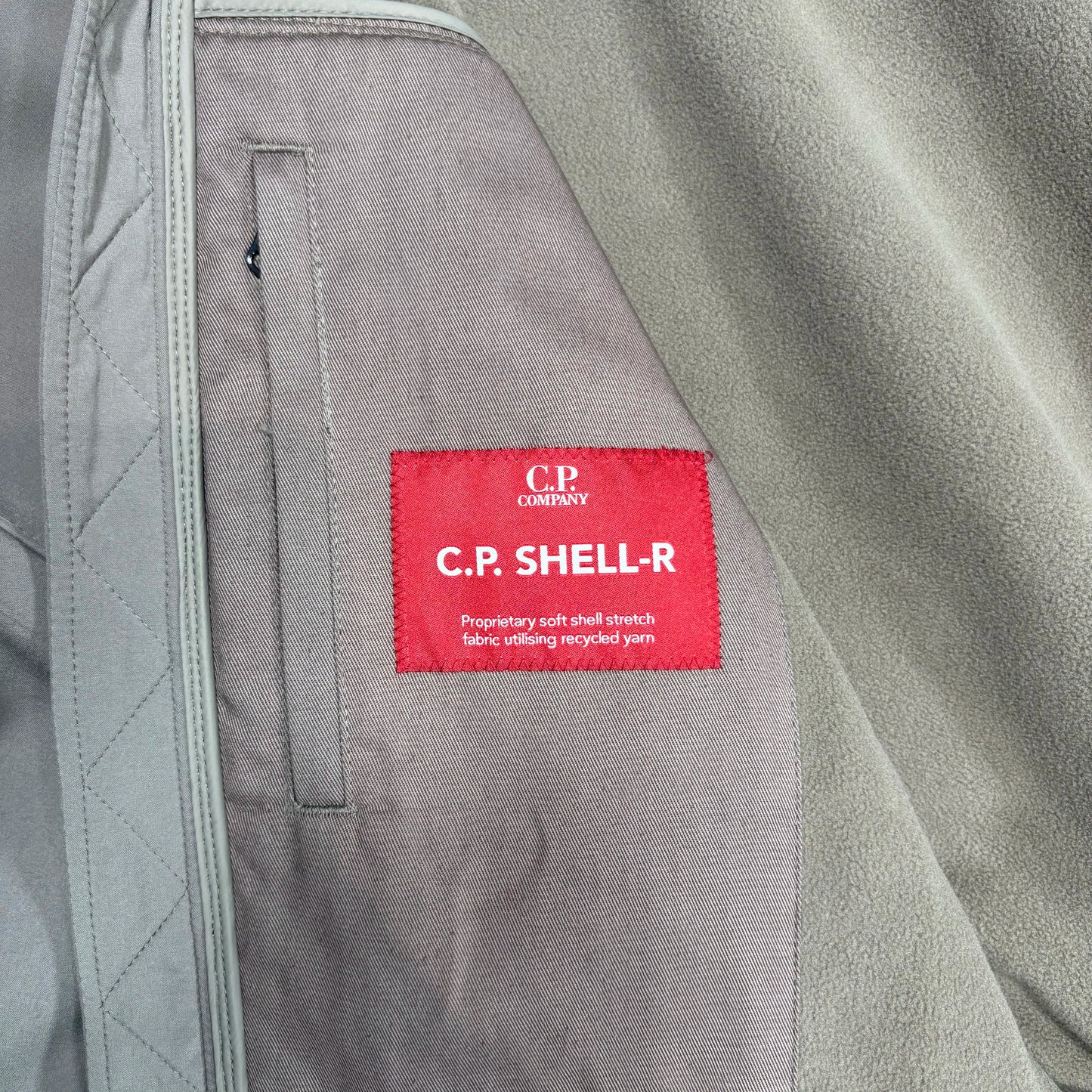 CP Company Brown Hooded Double Goggle Soft-shell Jacket