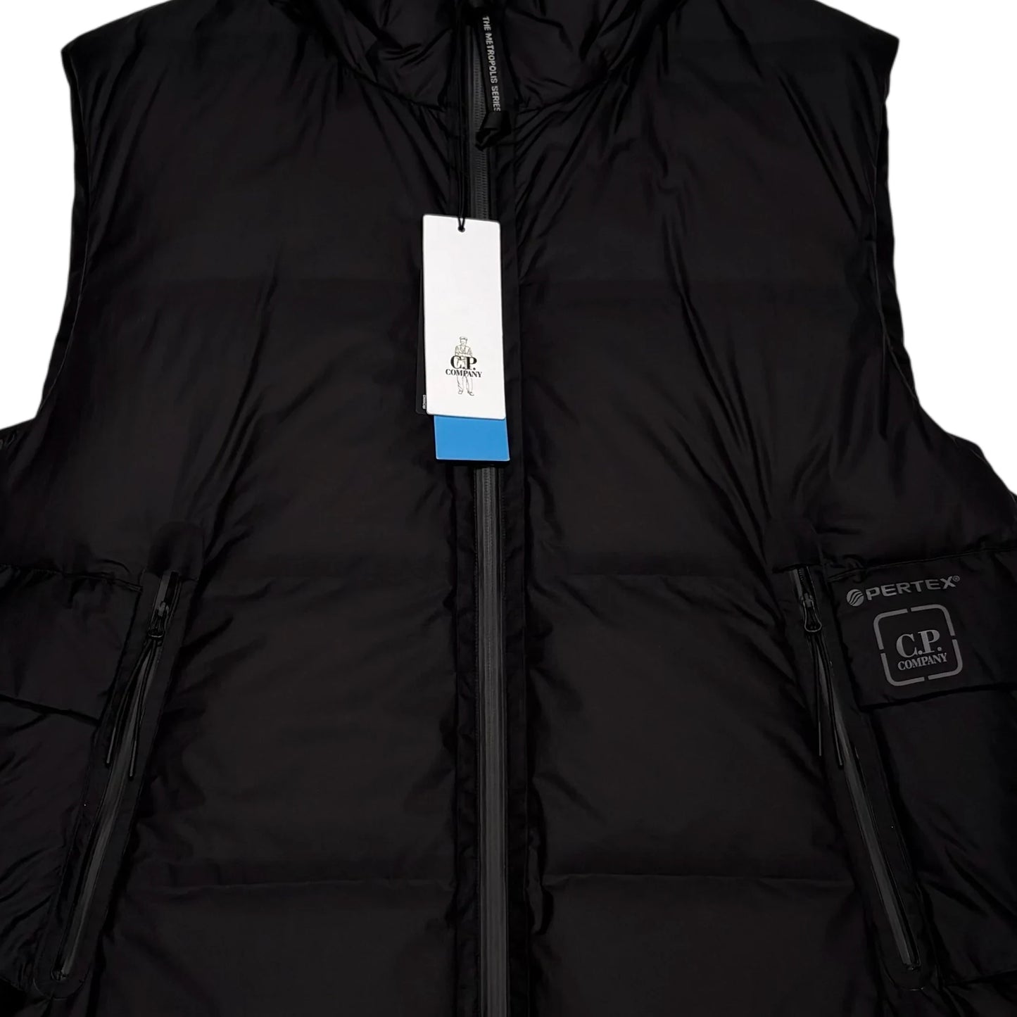 CP Company Black Padded Pertex Technical Gilet