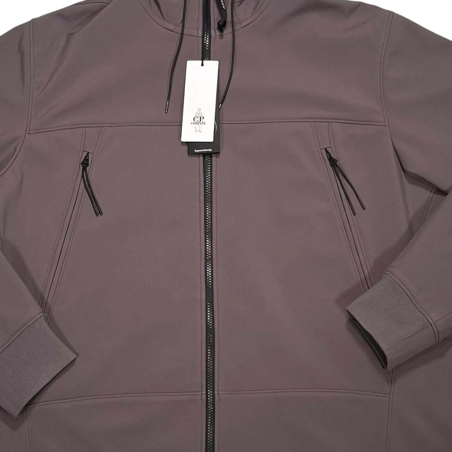 CP Company Grey Hooded Softshell Jacket