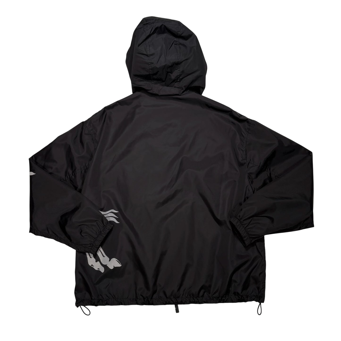 Burberry Black Hooded Windbreaker Box Fit Jacket