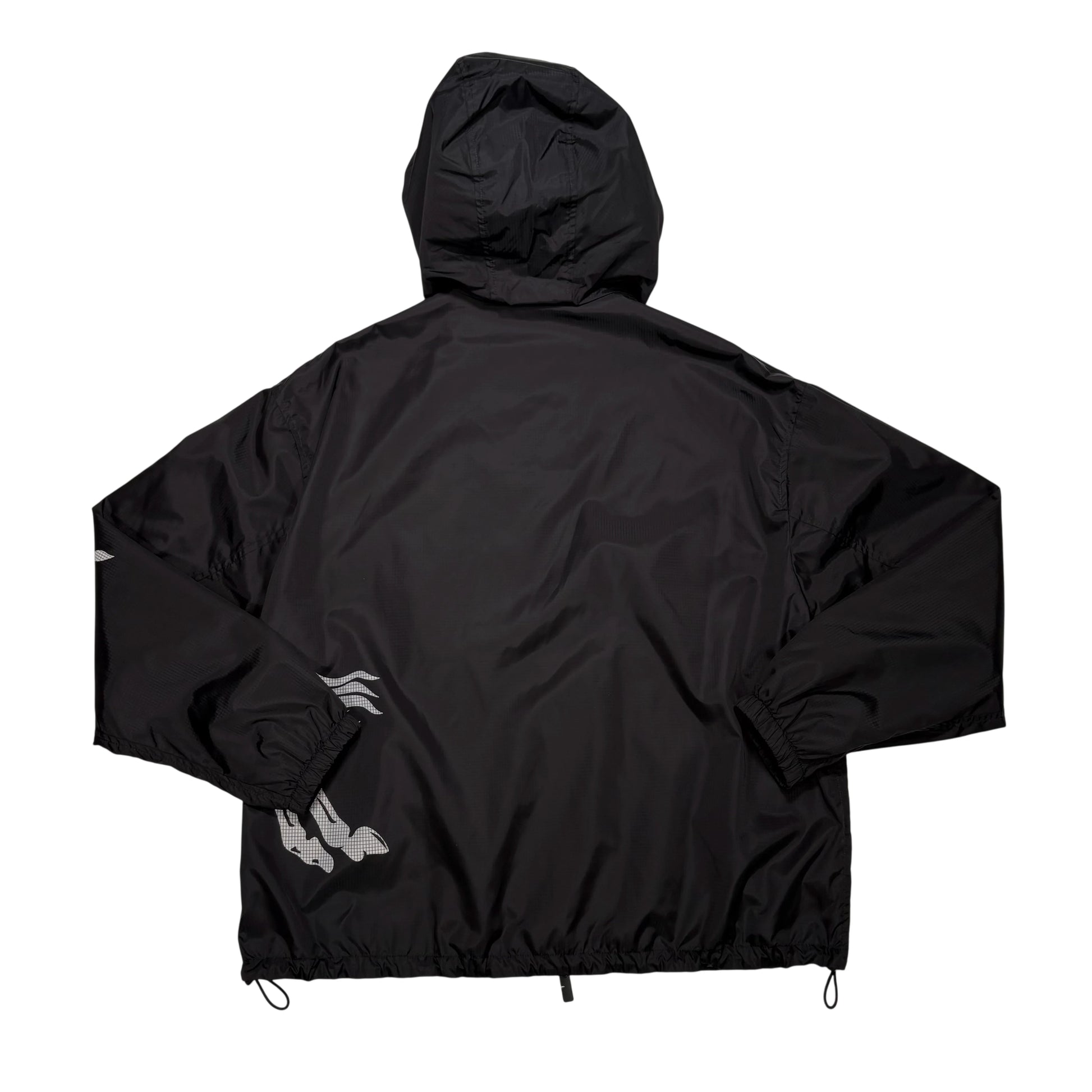 Burberry Black Hooded Windbreaker Box Fit Jacket