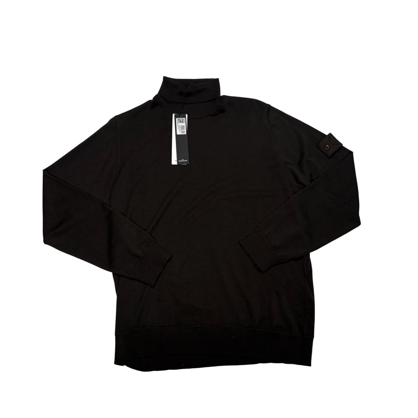 Stone Island Brown Lightweight Turtle Neck Jumper