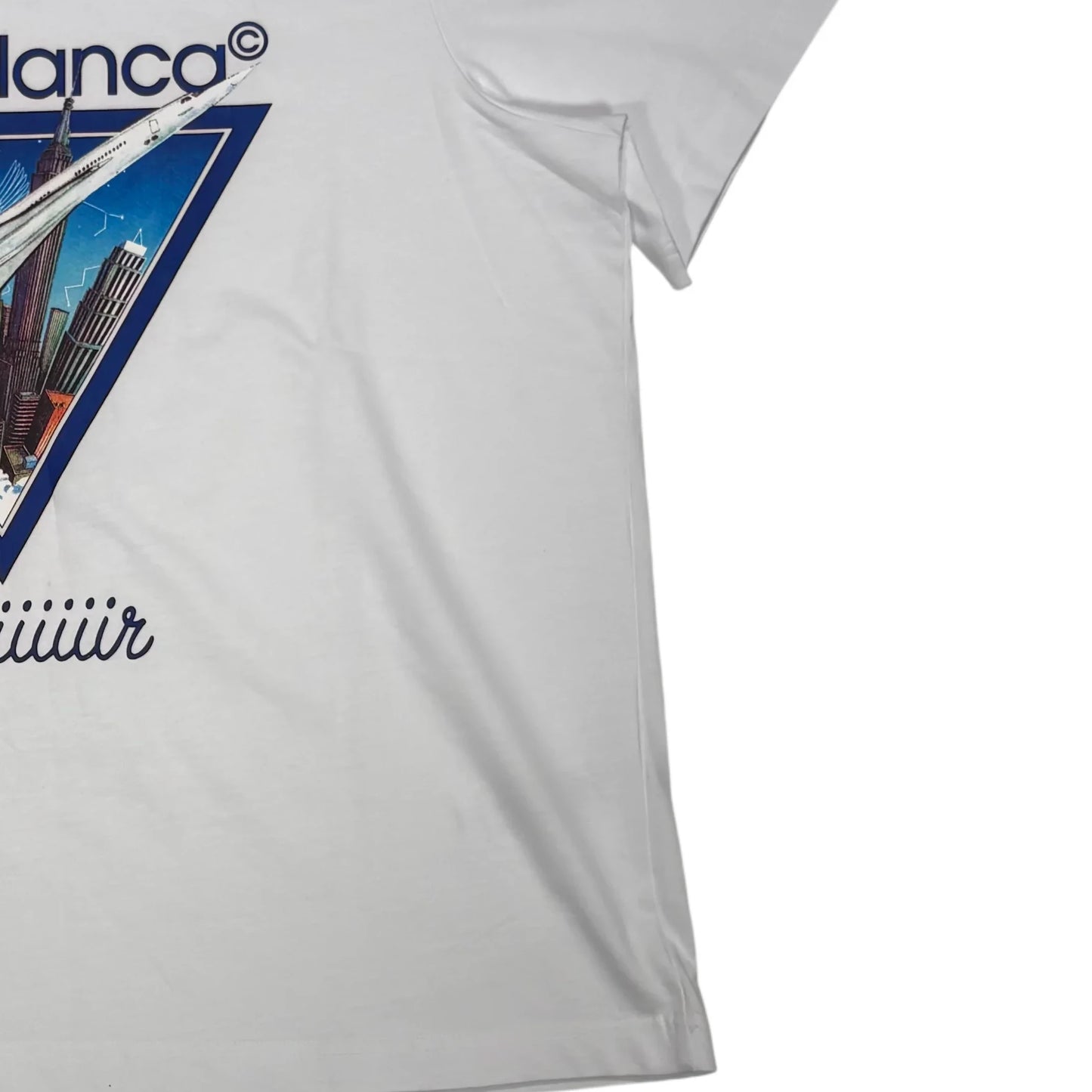 Casablanca White Graphic Short Sleeve T-shirt