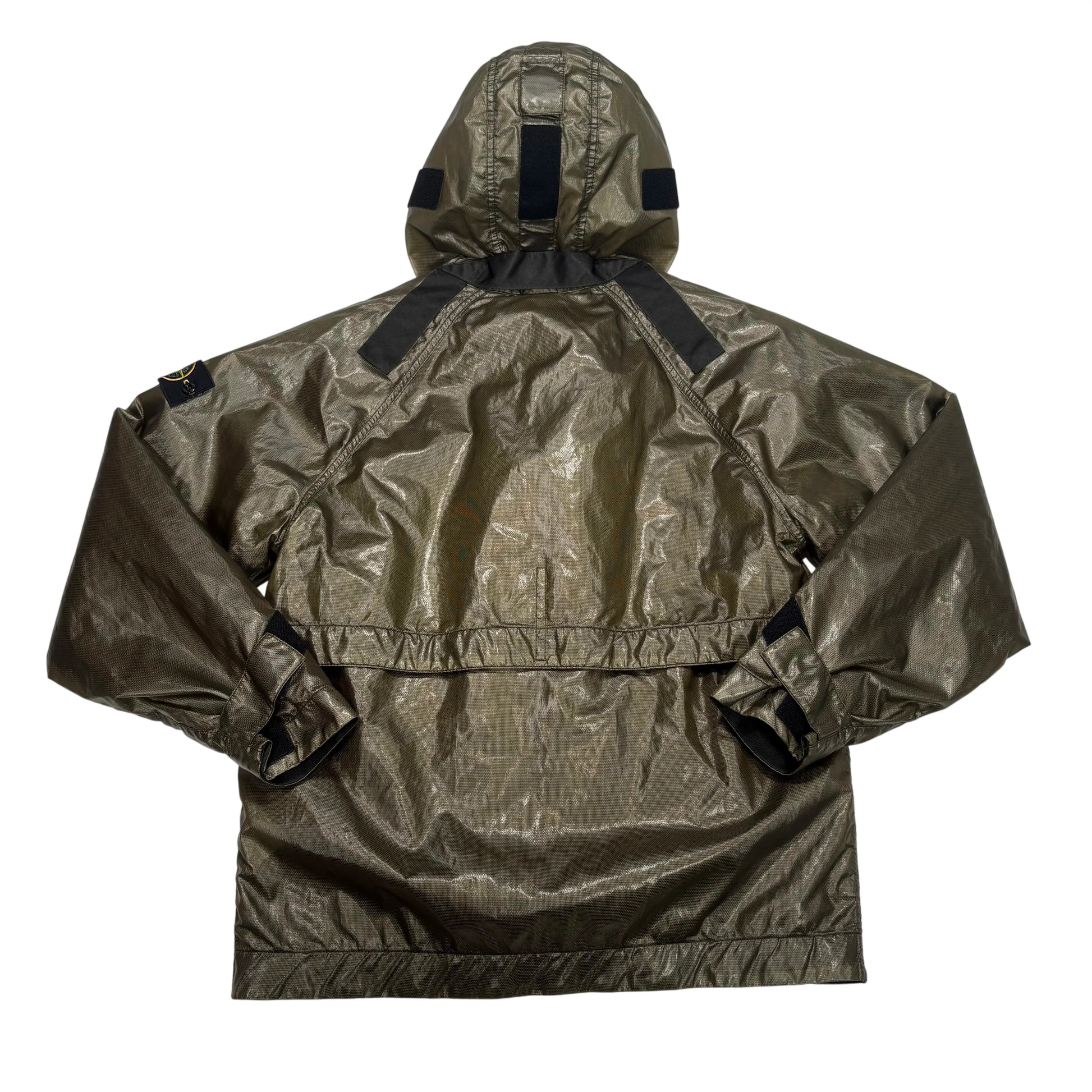 Stone Island Green Hooded Technical Glass Cover-TC Jacket