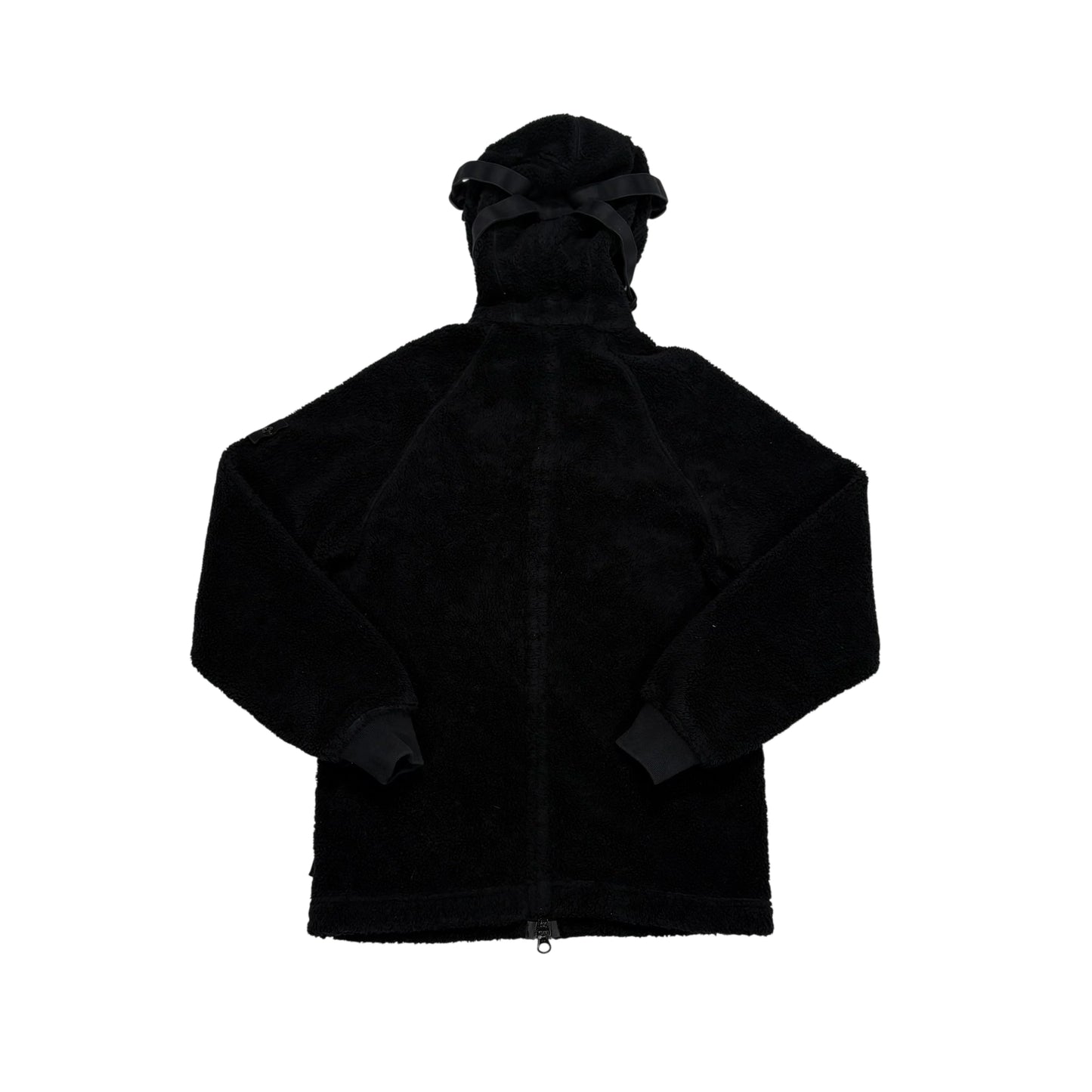 Stone Island Black Hooded Fleece Jacket