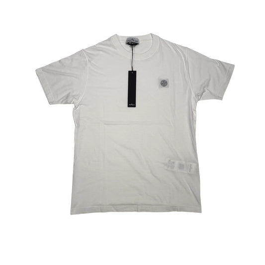 Stone Island White Patch Logo T-shirt
