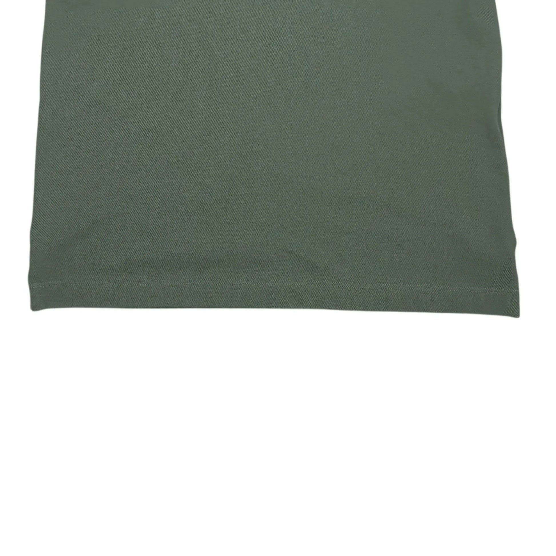 Stone Island Green Patch Logo with Stripes Polo Shirt