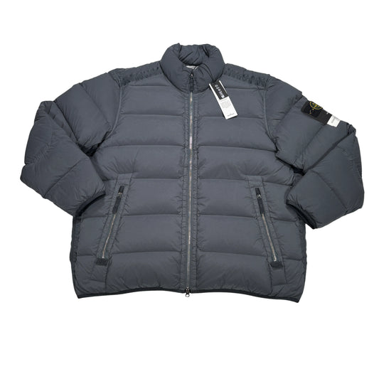 Stone Island Blue Seamless Tunnel Nylon Down-TC Compass Patch Puffer Jacket