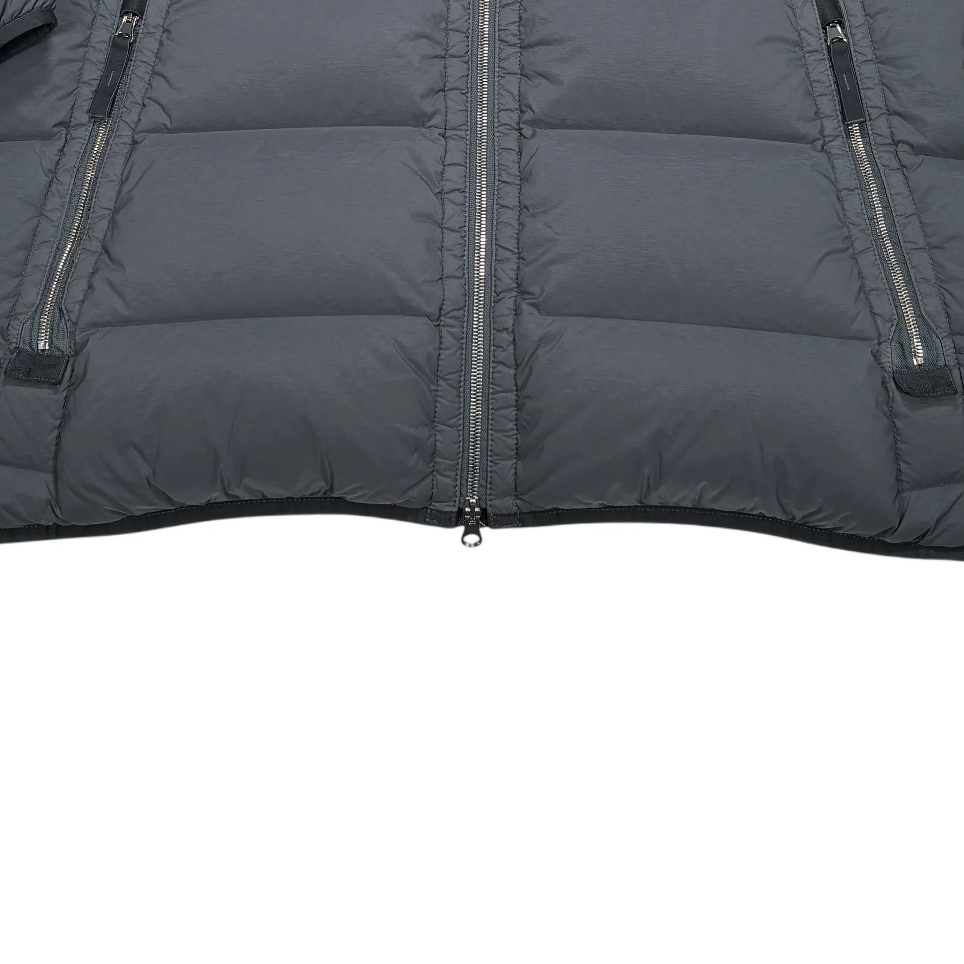 Stone Island Blue Seamless Tunnel Nylon Down-TC Compass Patch Puffer Jacket