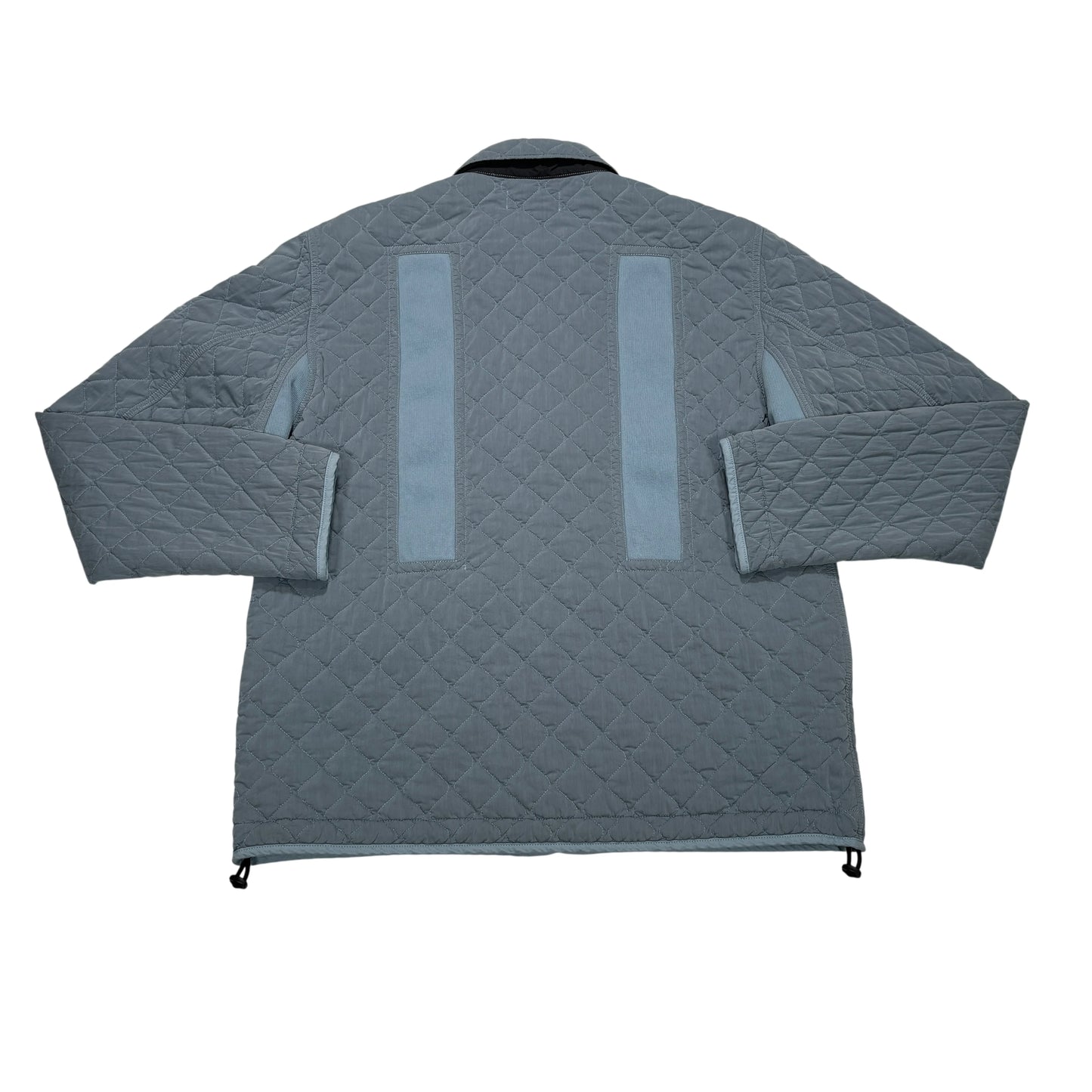 Stone Island Blue Capo Campionario Compass Patch Quilted Jacket