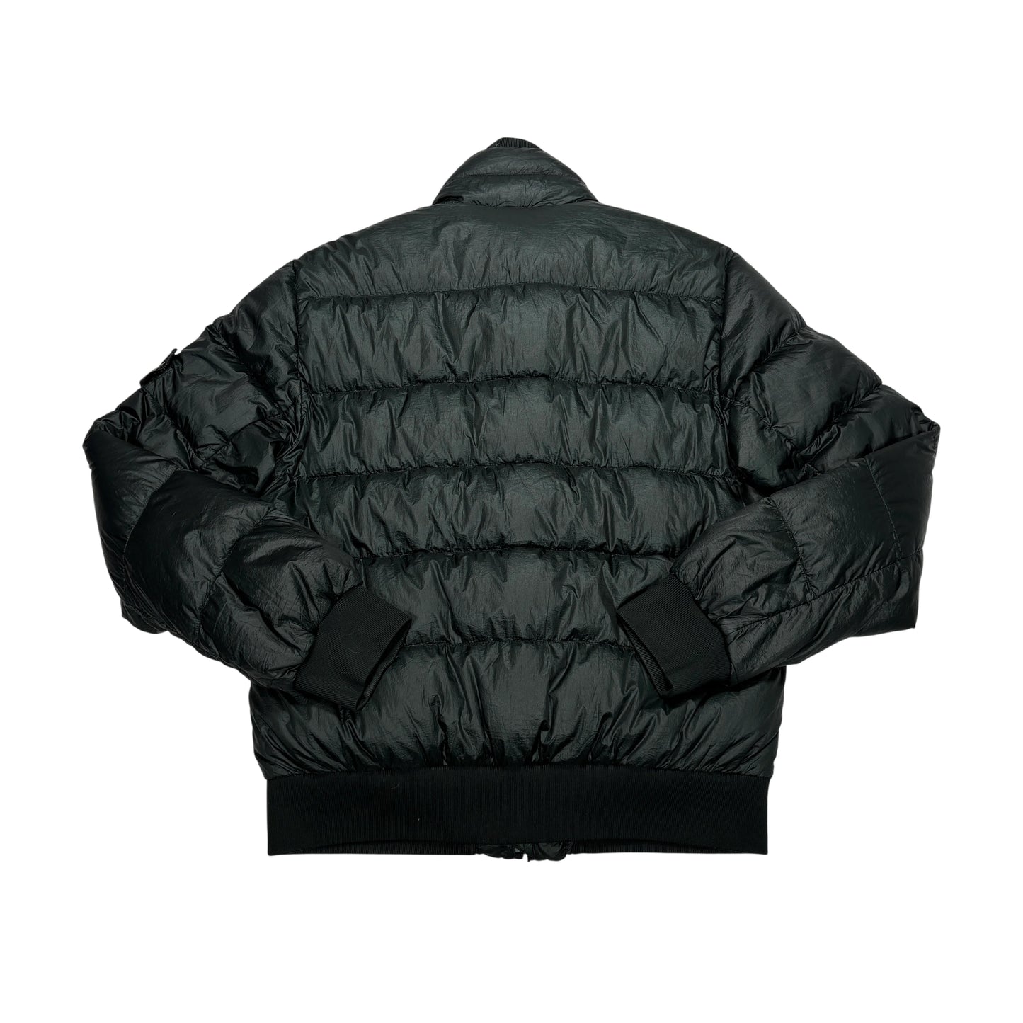 Stone Island Green Garment Dyed Down_26 GR X SQM_N Puffer Jacket