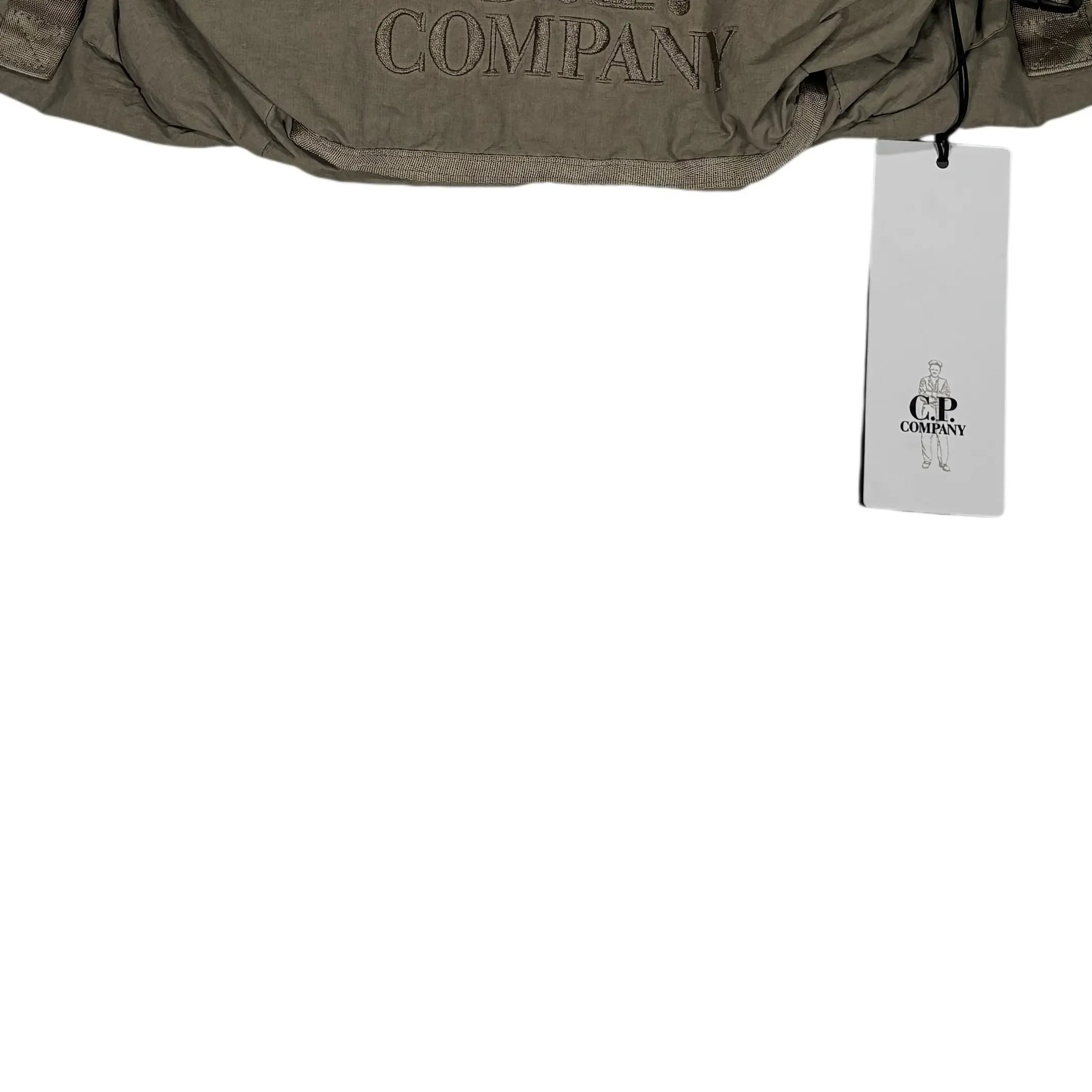CP Company Silver Sage Logo Embroidery Waist Bag