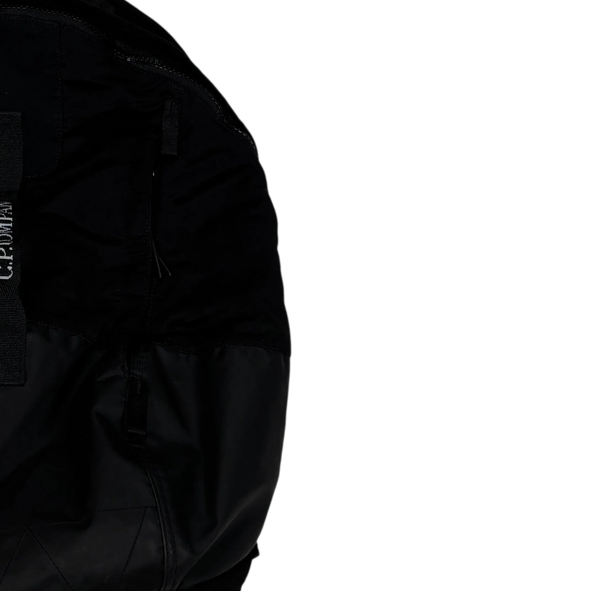 CP Company Black Logo Spell Out Water Resistant Backpack