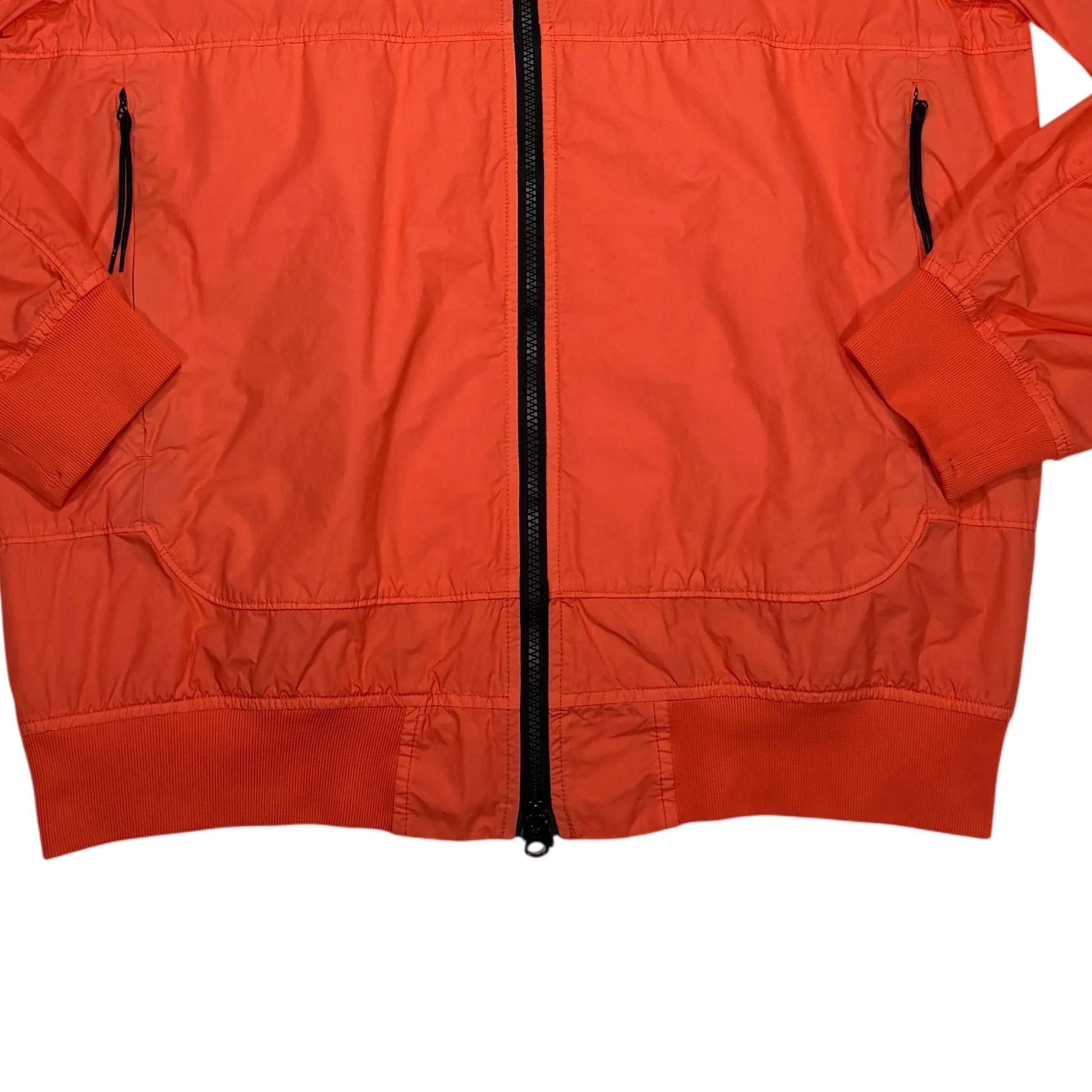 Stone Island Orange Naslan Light Watro Hooded Jacket