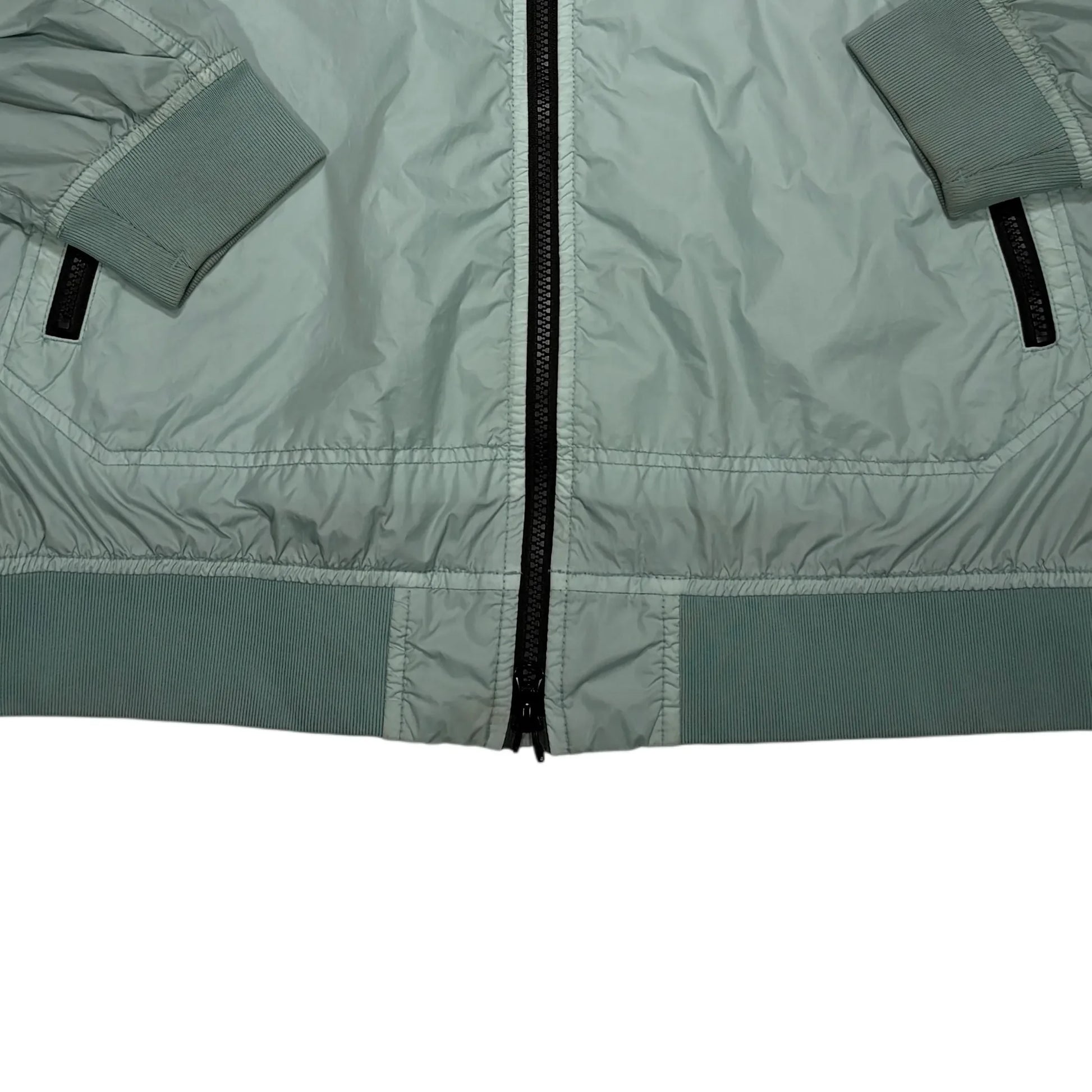 Stone Island Green Garment Dyed Crinkle Reps-NY Jacket