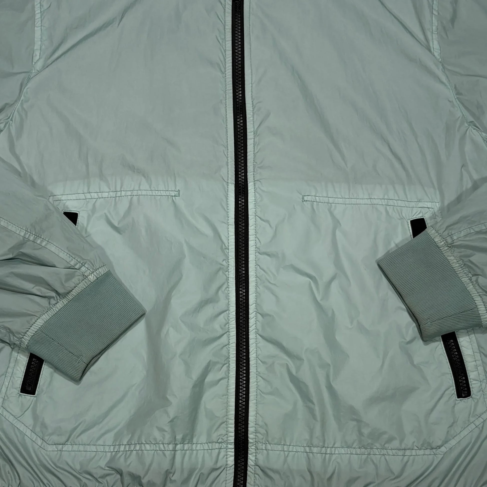Stone Island Green Garment Dyed Crinkle Reps-NY Jacket
