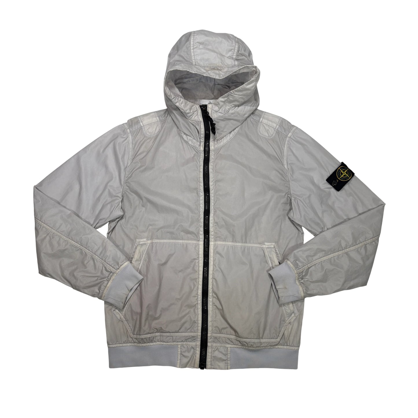 Stone Island Blue Lamy Flock Compass Patch Jacket