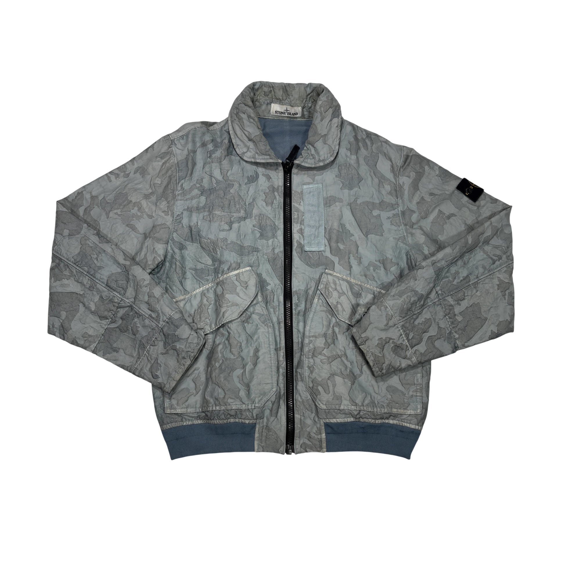 Stone Island Grey Big Loom Camo-TC Jacket