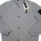 Stone Island Grey Compass Patch Light Soft Shell-R e.dye Technology in Recycled Polyester Hooded Jacket