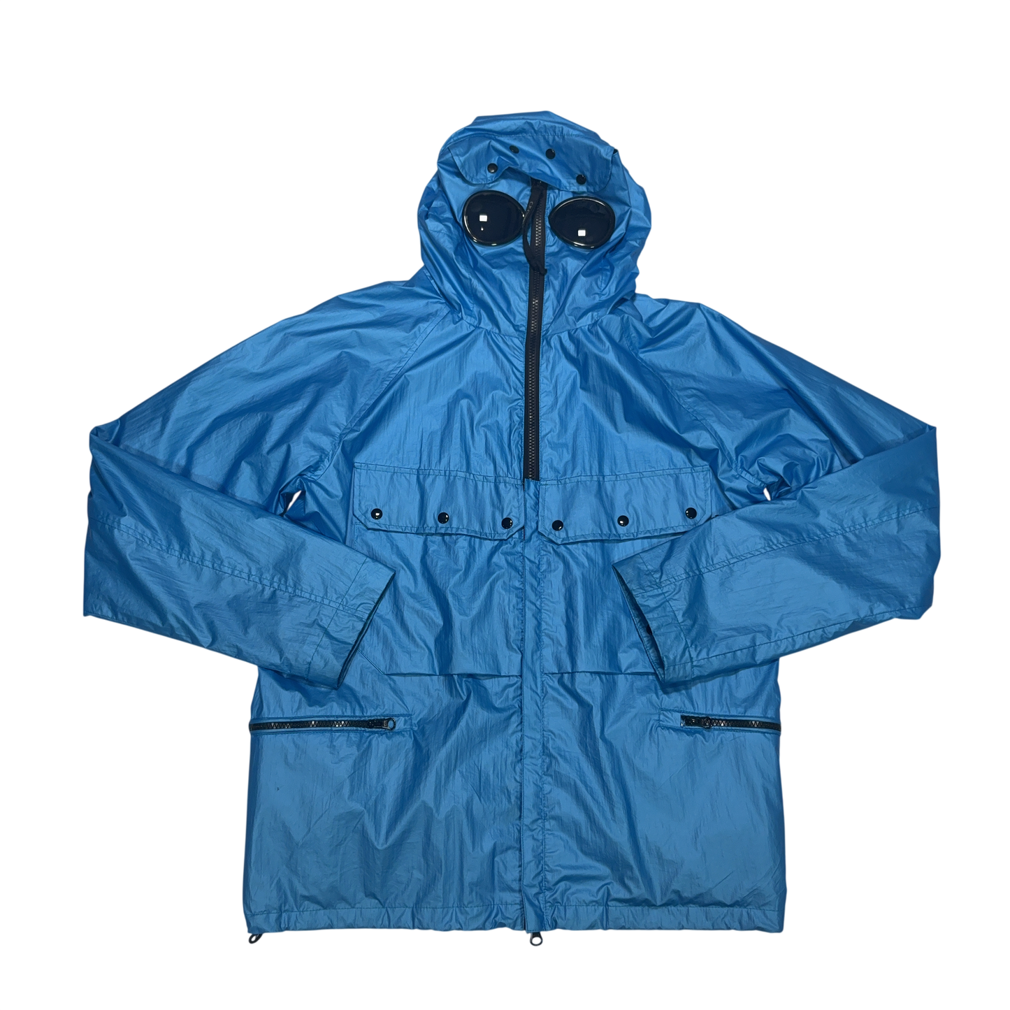 Cp Company Full Face Zip Blue Jacket