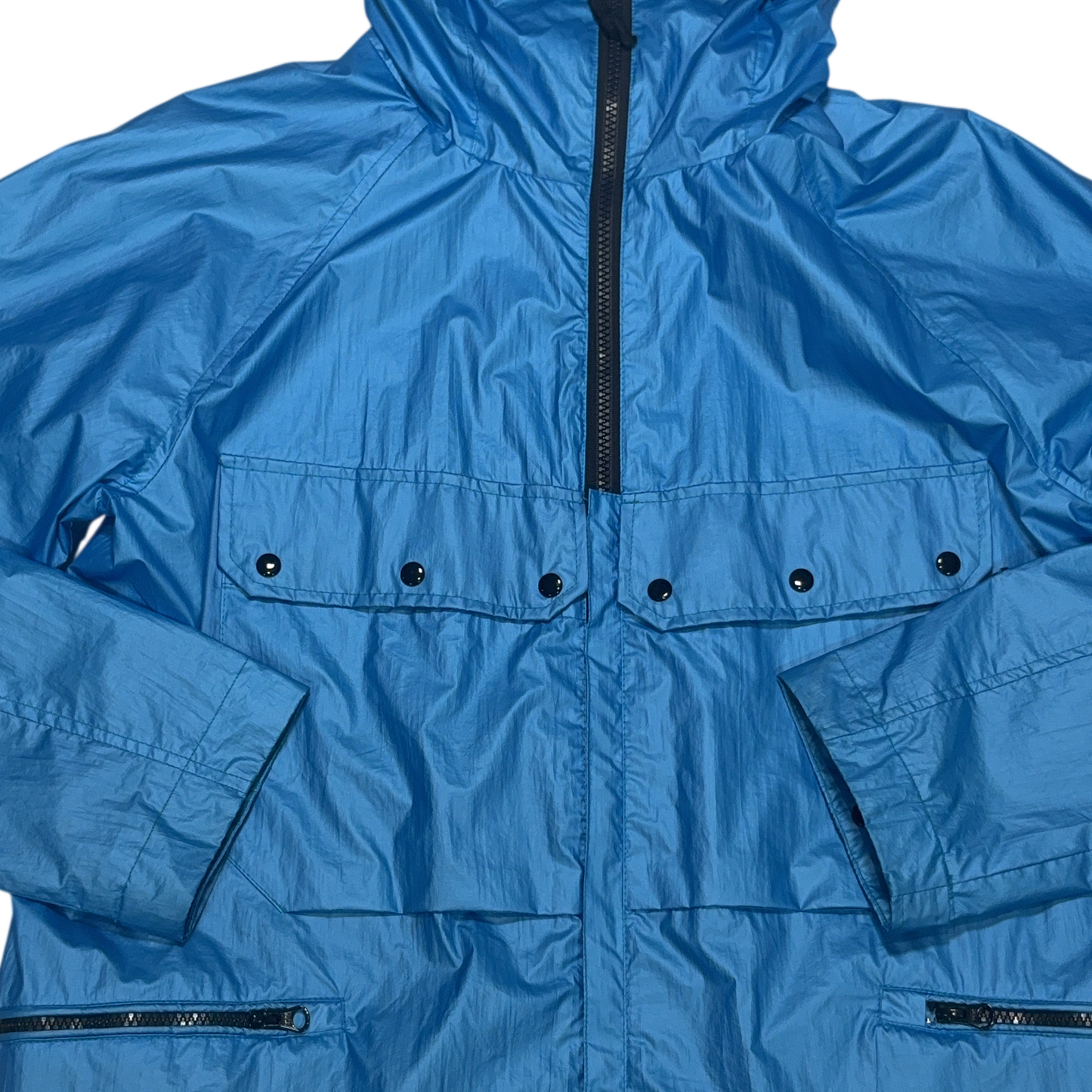 Cp Company Full Face Zip Blue Jacket