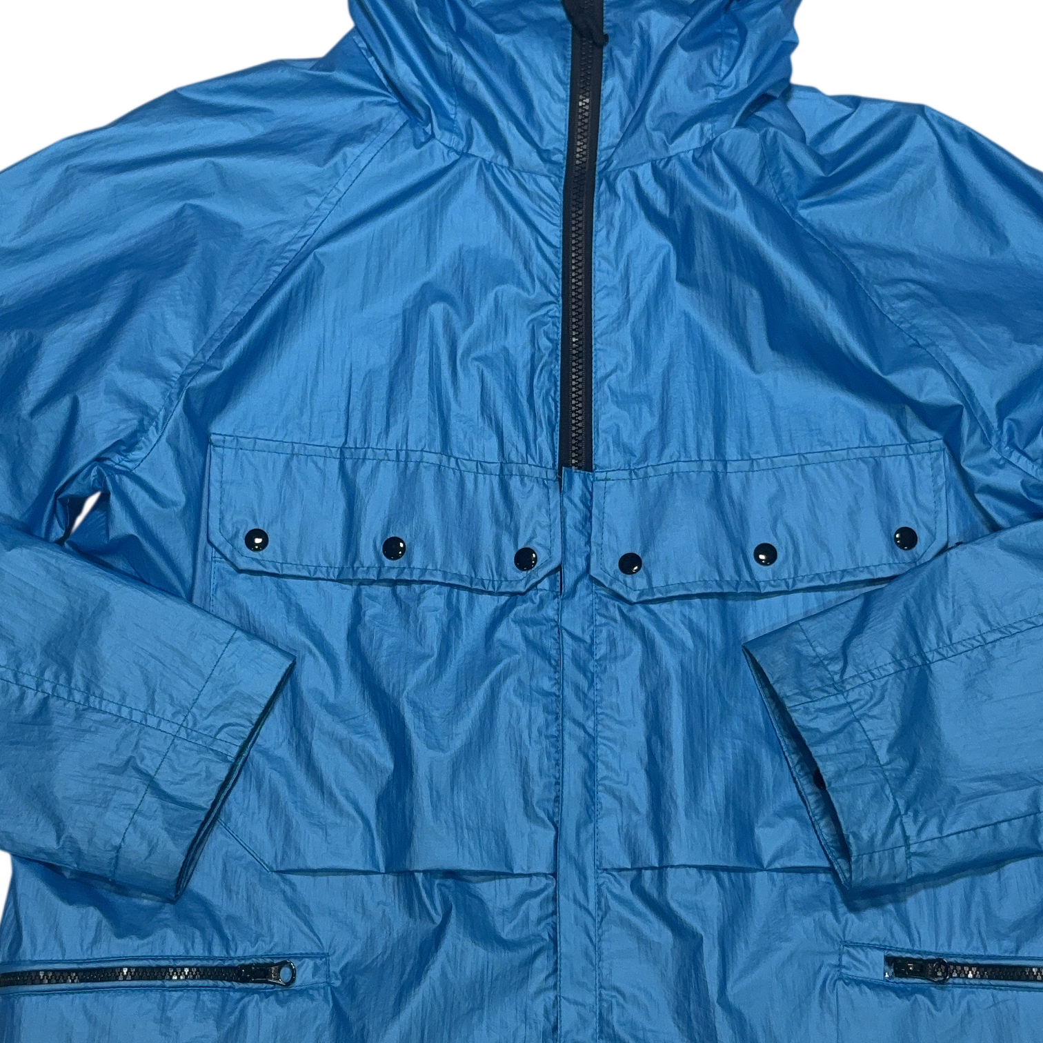 Cp Company Full Face Zip Blue Jacket