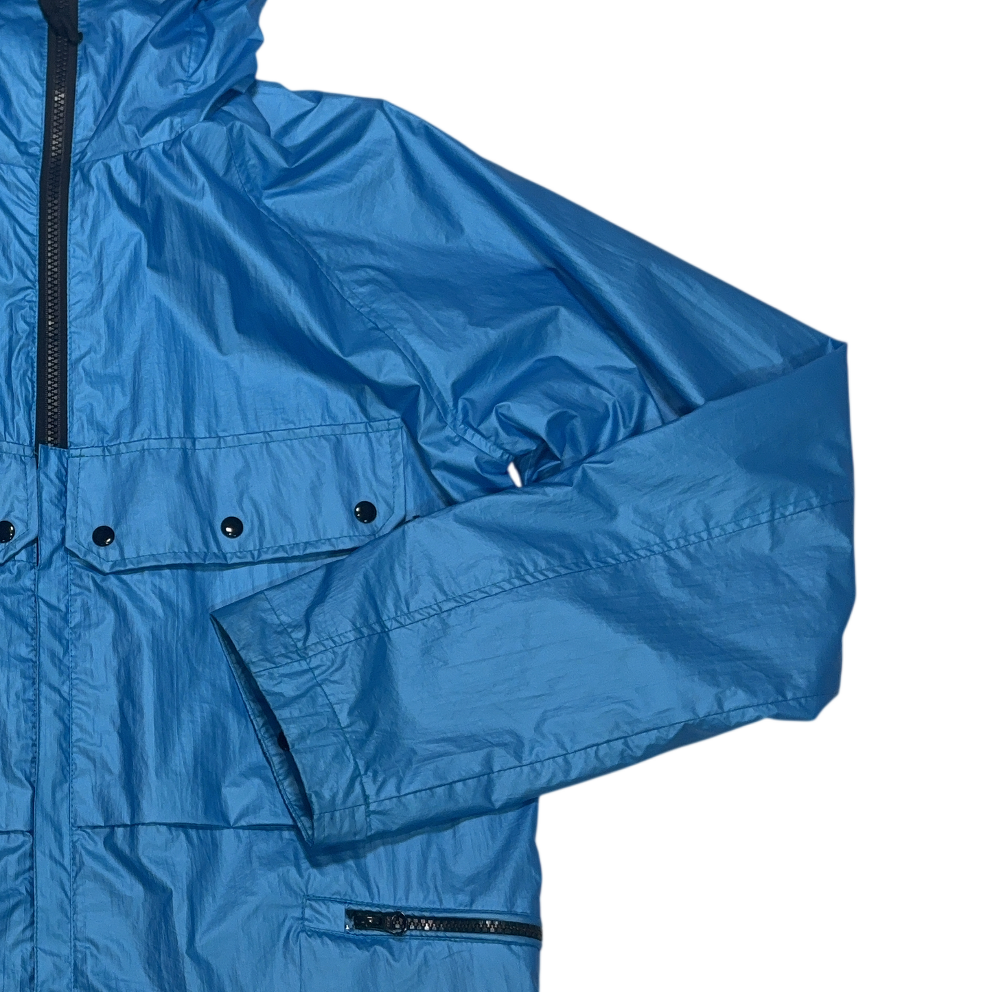 Cp Company Full Face Zip Blue Jacket