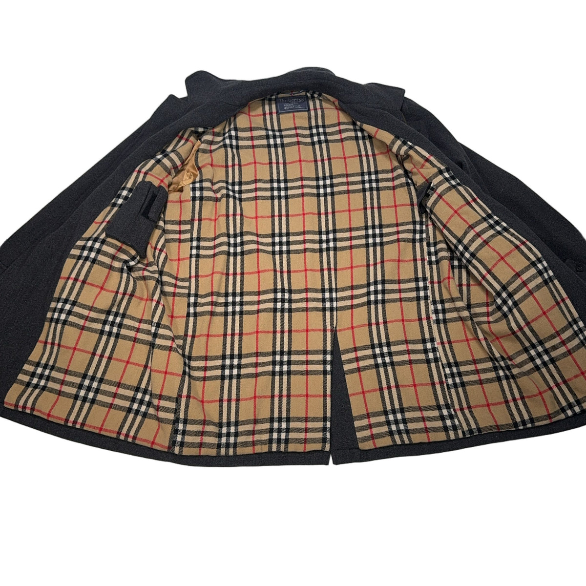 Burberry Vinatge Checkered Coat – Grey