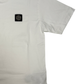 Stone Island White Logo Patch White T-shirt