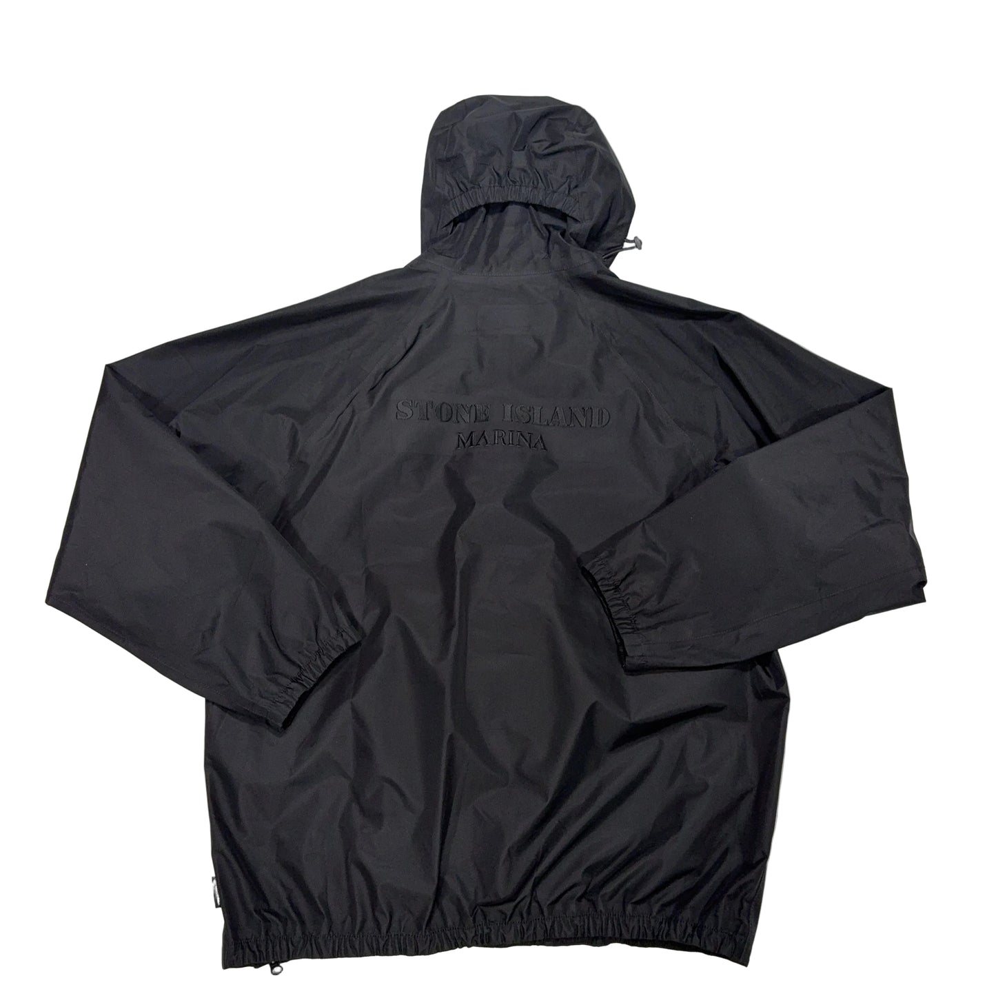 Stone Island 3L Gore-Tex In Recycled Polyester Black Hooded Jacket