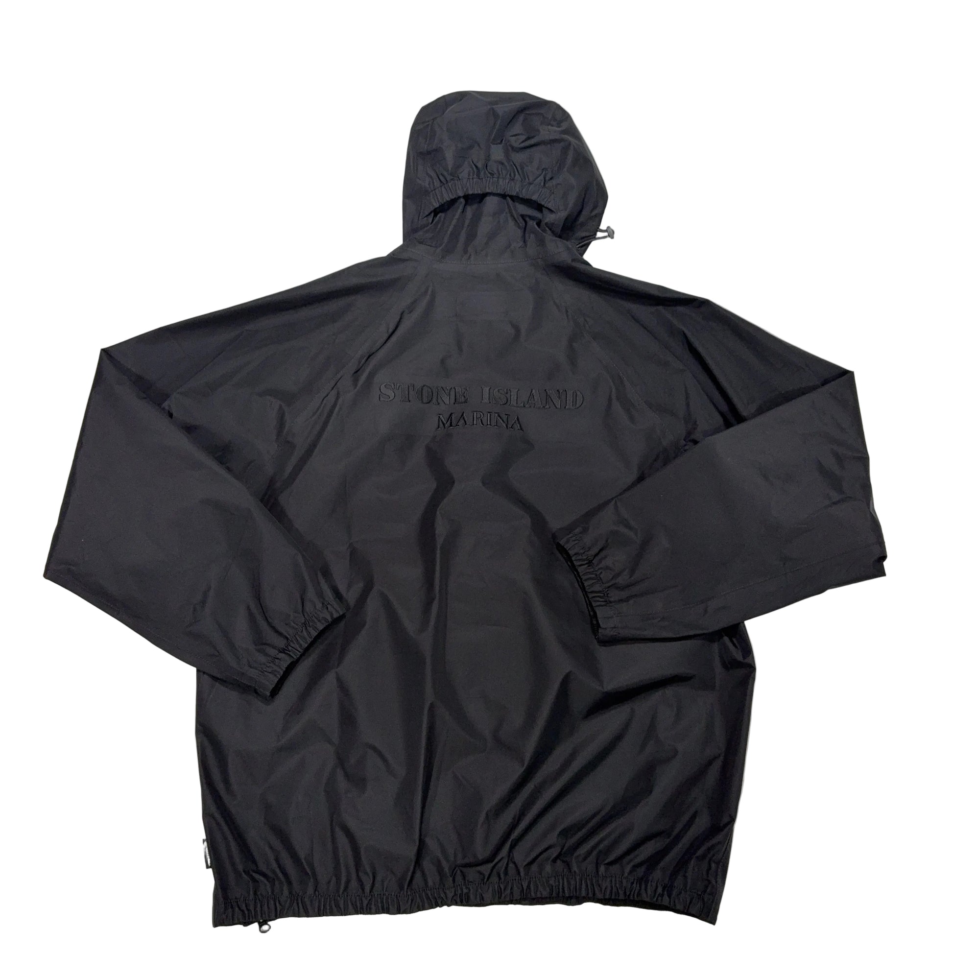 Stone Island 3L Gore-Tex In Recycled Polyester Black Hooded Jacket
