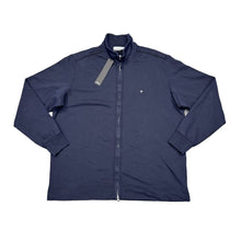 Load image into Gallery viewer, Stone Island Navy Blue Marina Cotton Fleece Jacket
