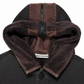 Stone island 1999 split hood fleece lined hoodie