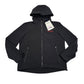 Burberry Black with Red Printed Spell-Out Logo Jacket