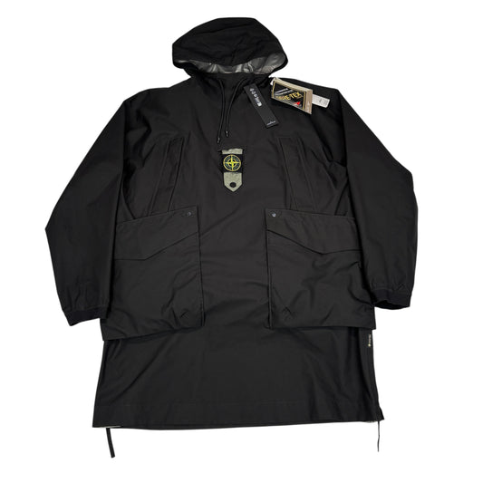 Stone island Black Ripstop Gore-Tex with Paclite Product Technology with Removable Down Gilet Jacket
