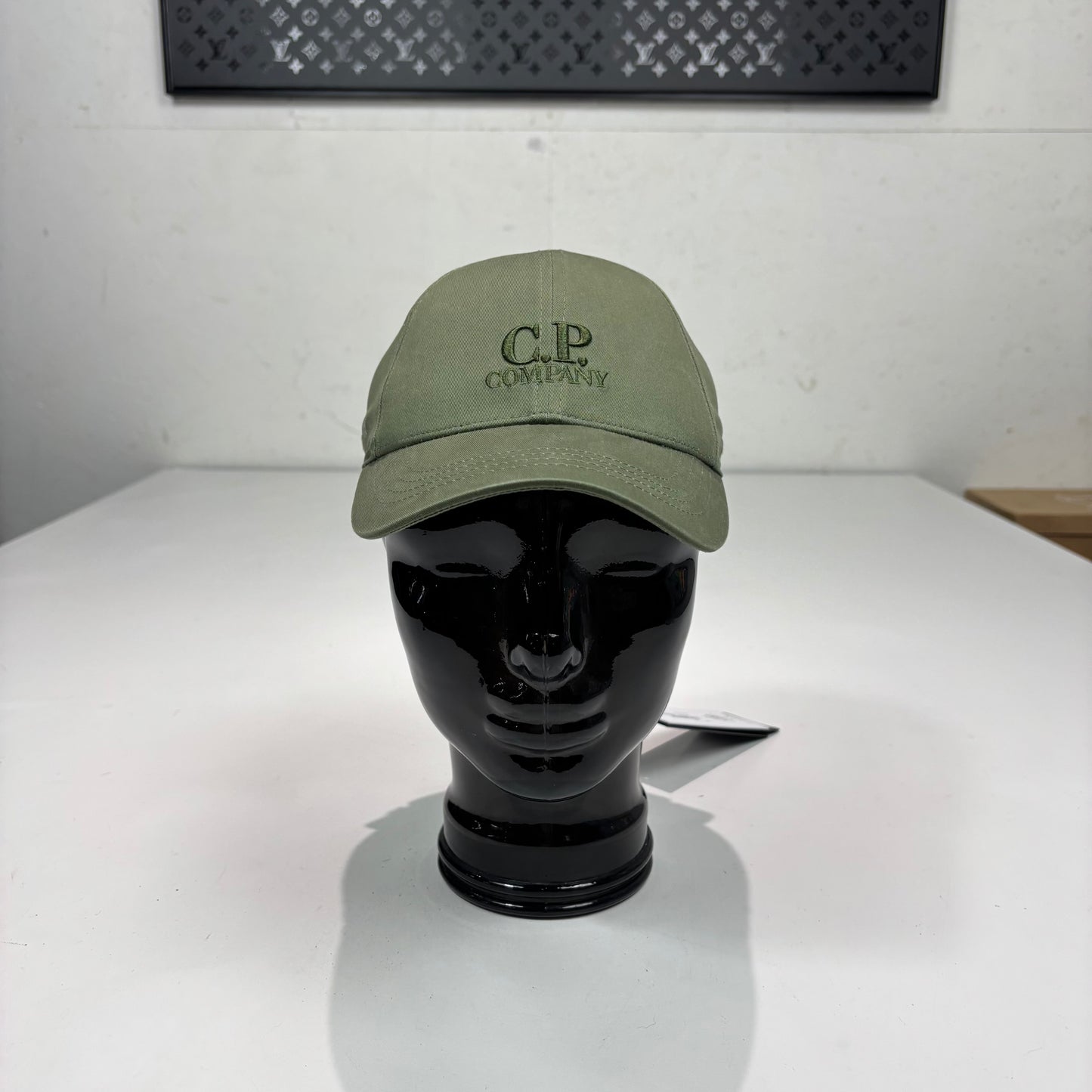 CP Company Military Green Logo Embroidery double Goggle Hat